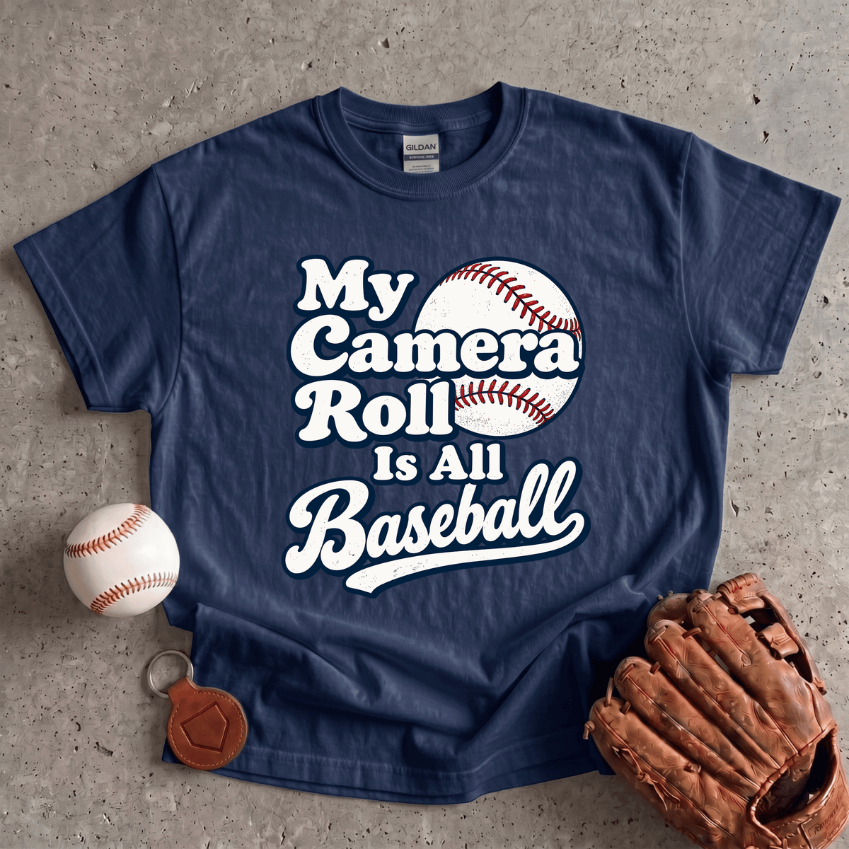 My Camera Roll Is All Baseball shirt – retro baseball parent tee