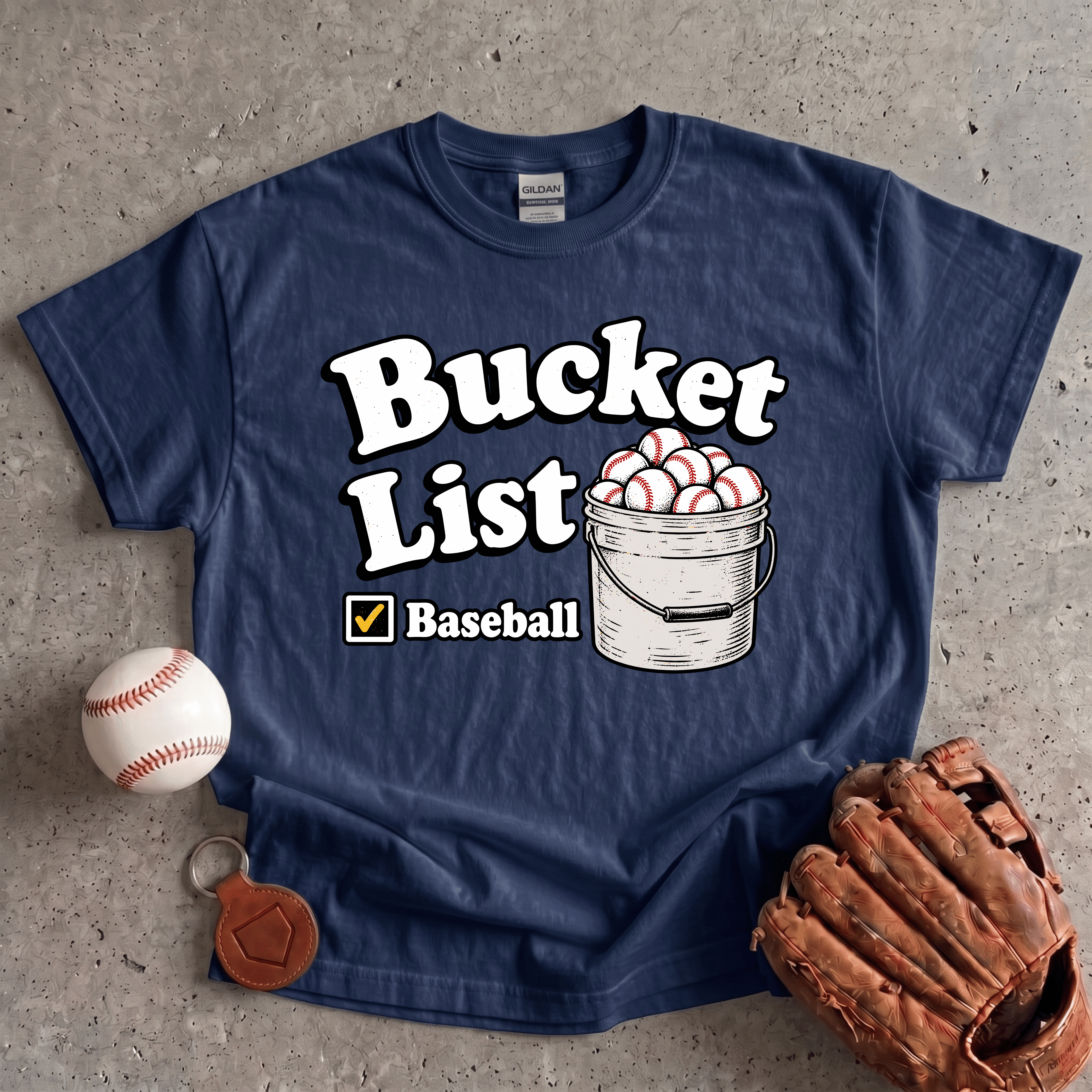 Collection of Bucket List T-Shirt in a gallery layout
