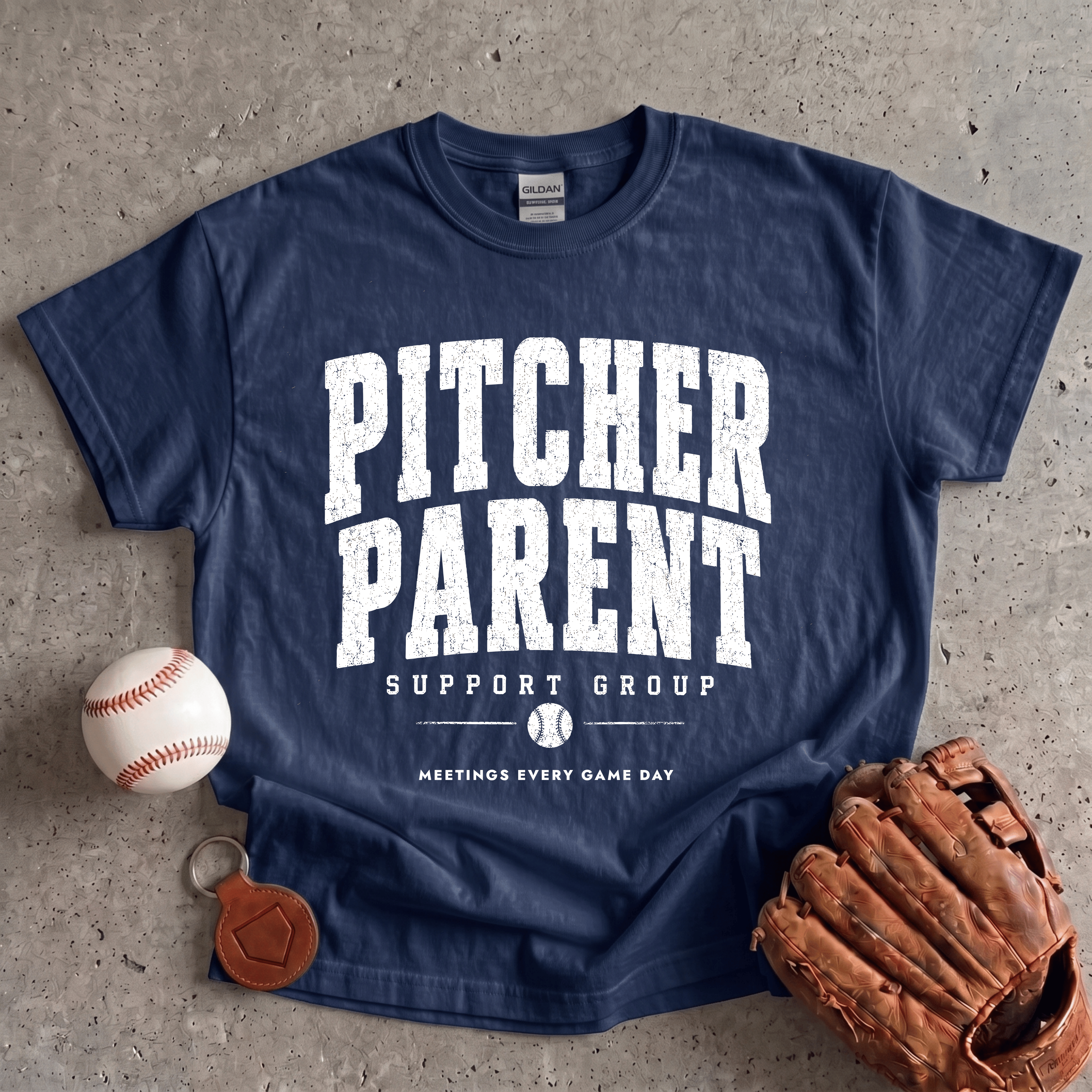Collection of Pitcher Parent Support T-Shirt in a gallery layout