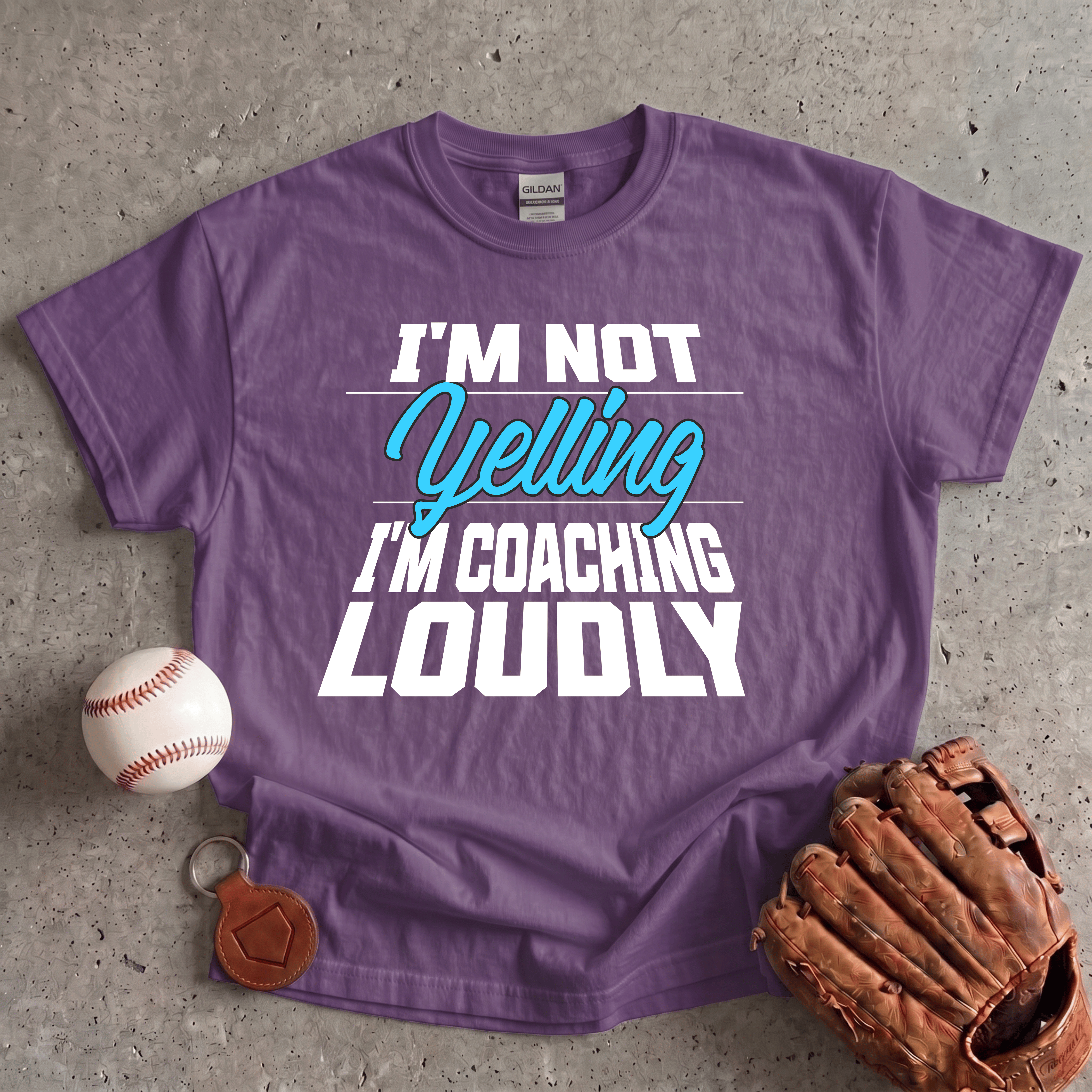 Collection of Im Not Yelling Im Coaching Loudly in a gallery layout