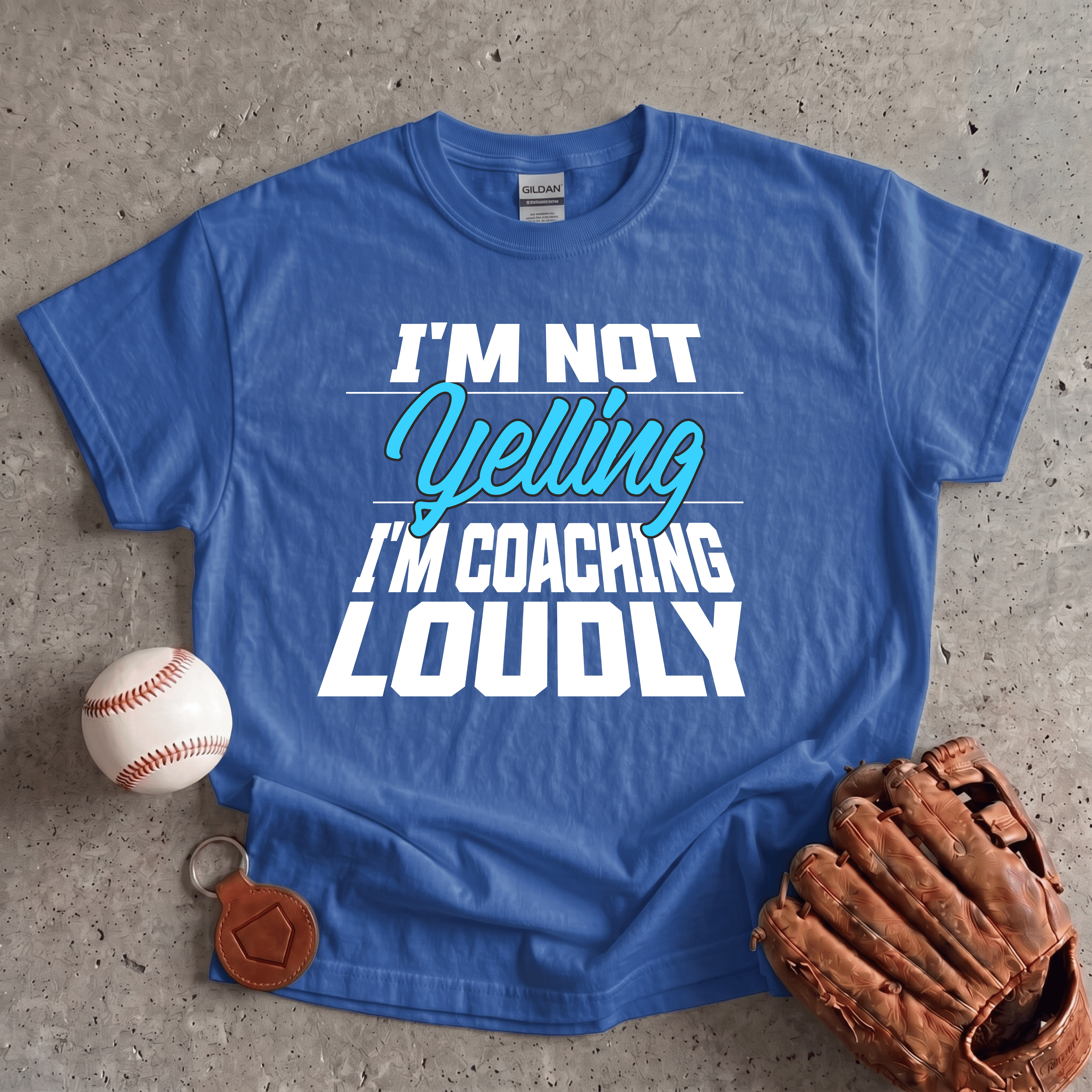 Collection of Im Not Yelling Im Coaching Loudly in a gallery layout