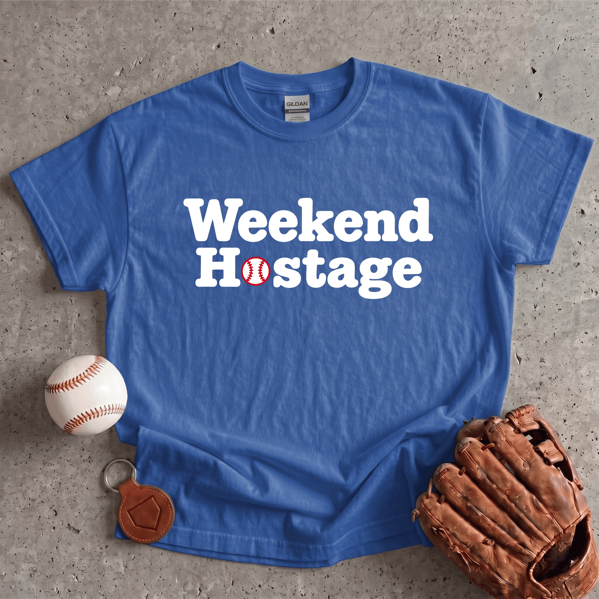 Weekend Hostage Baseball Parent T-Shirt