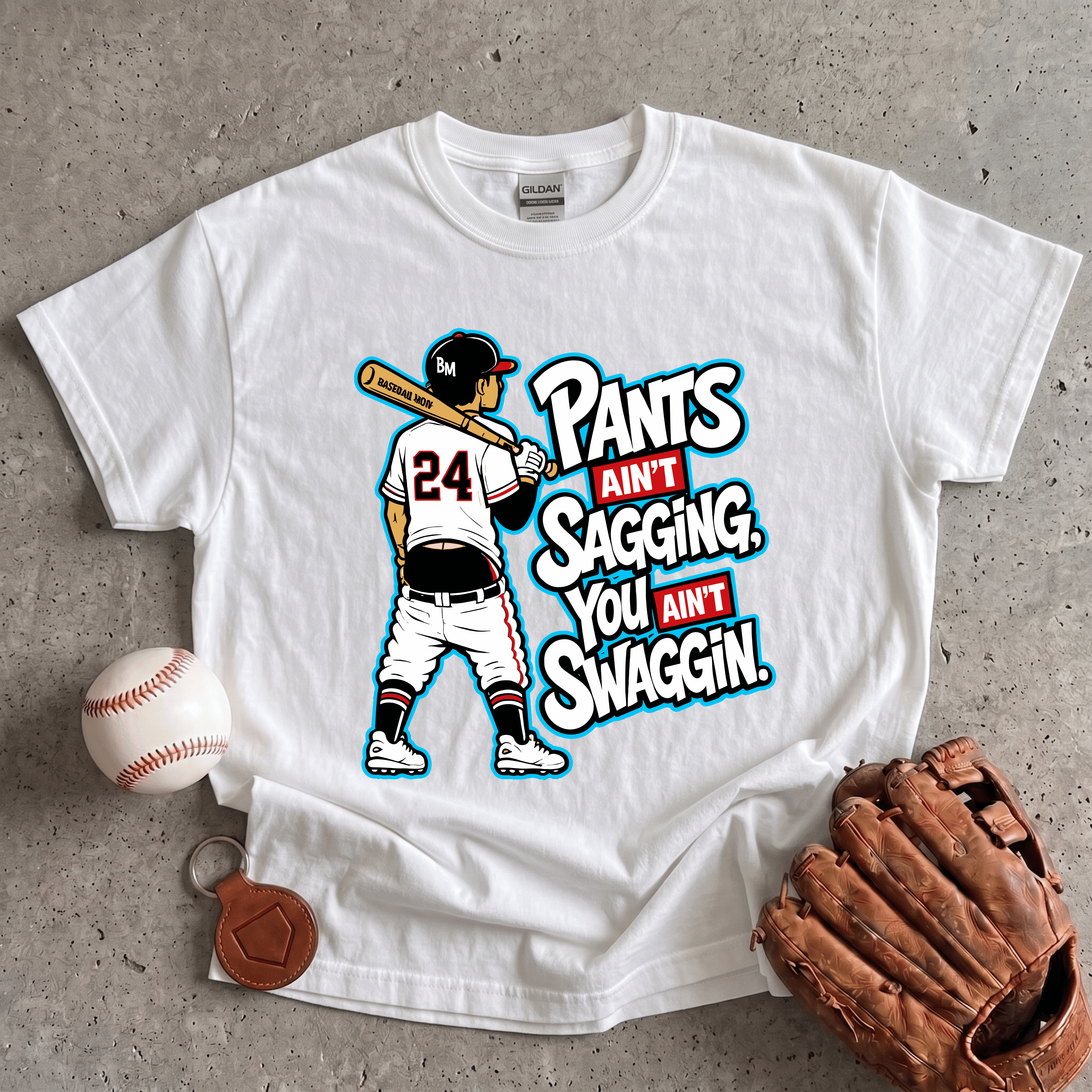 Collection of Pants Ain’t Sagging T-Shirt in a gallery layout