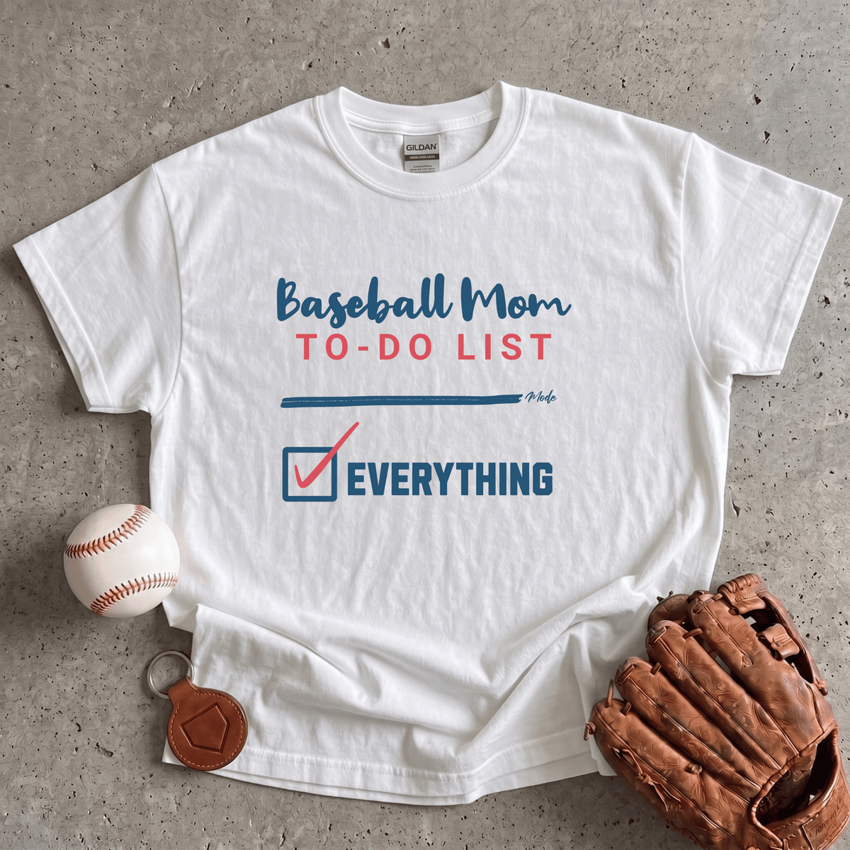 Baseball Mom To Do List T-Shirt