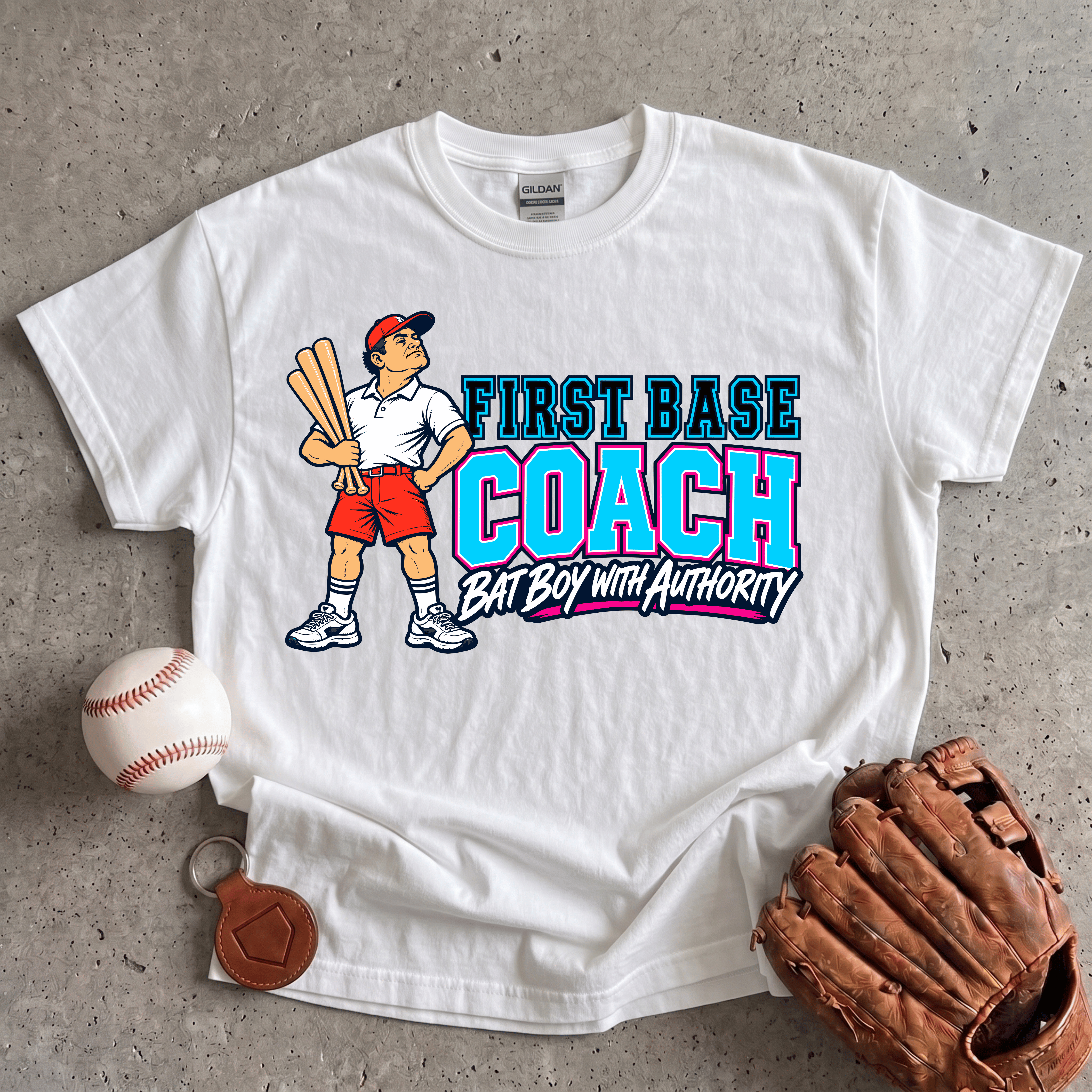Collection of First Base Coach Life T-Shirt in a gallery layout