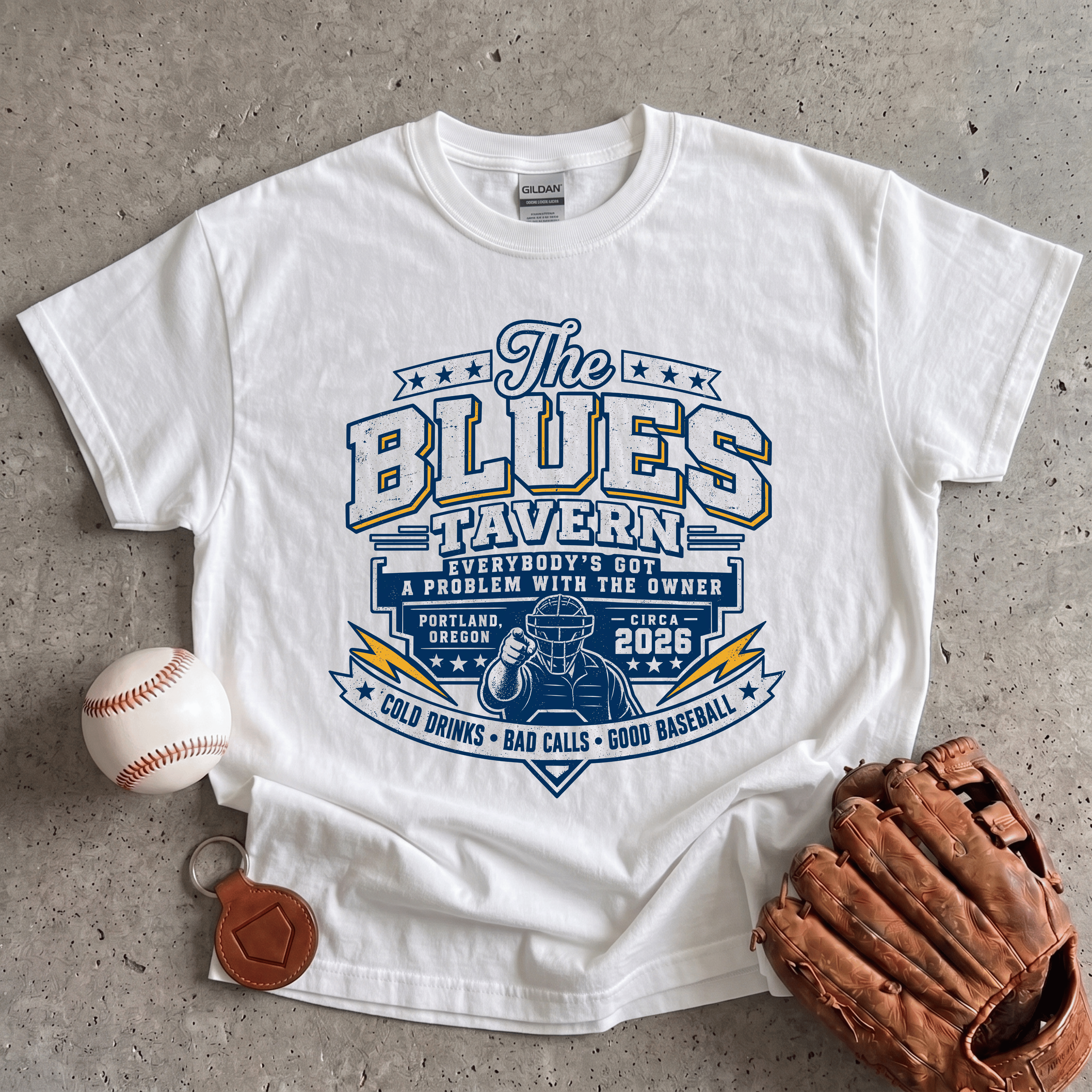 Collection of Blues Tavern T-Shirt in a gallery layout