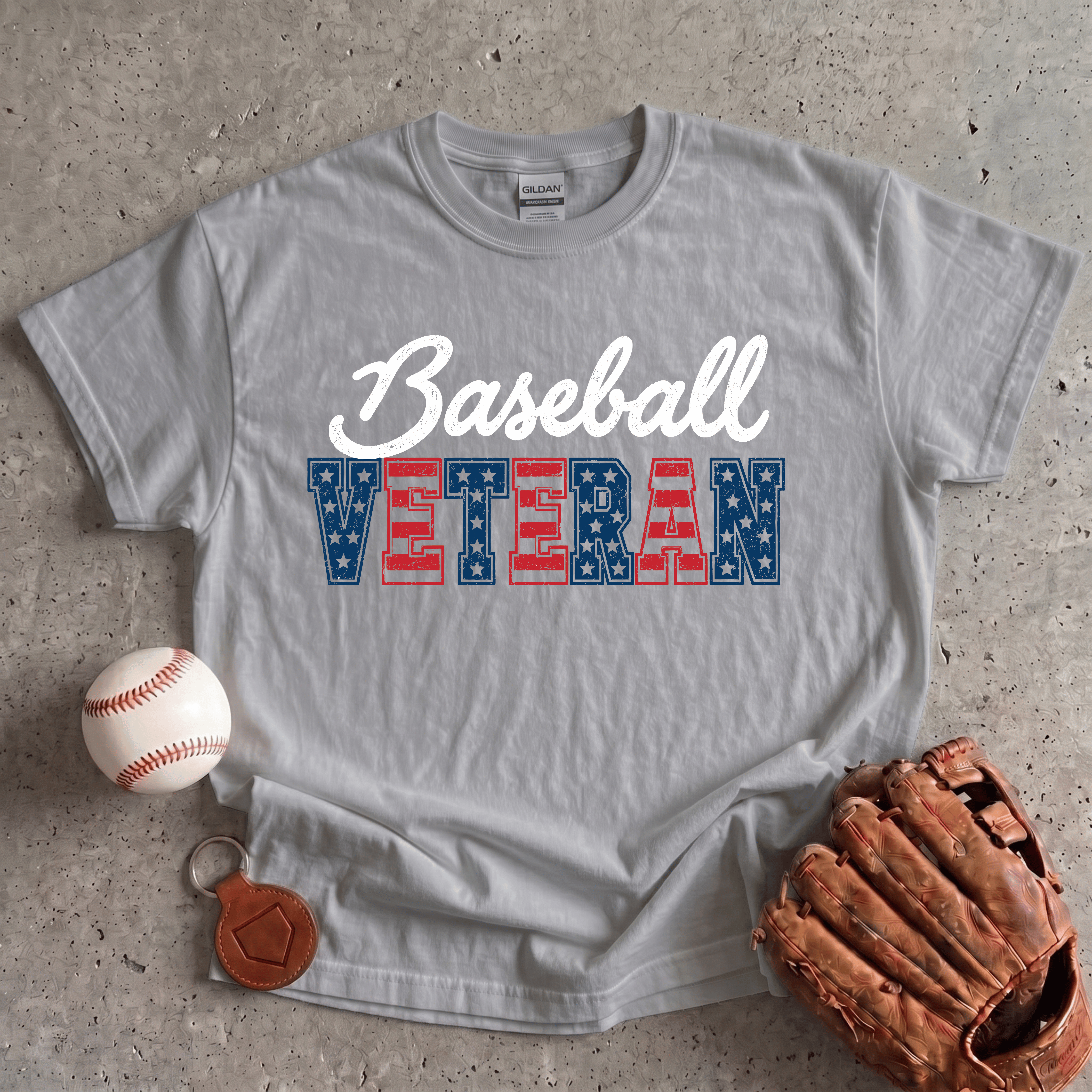 Collection of Baseball Veteran T-Shirt in a gallery layout