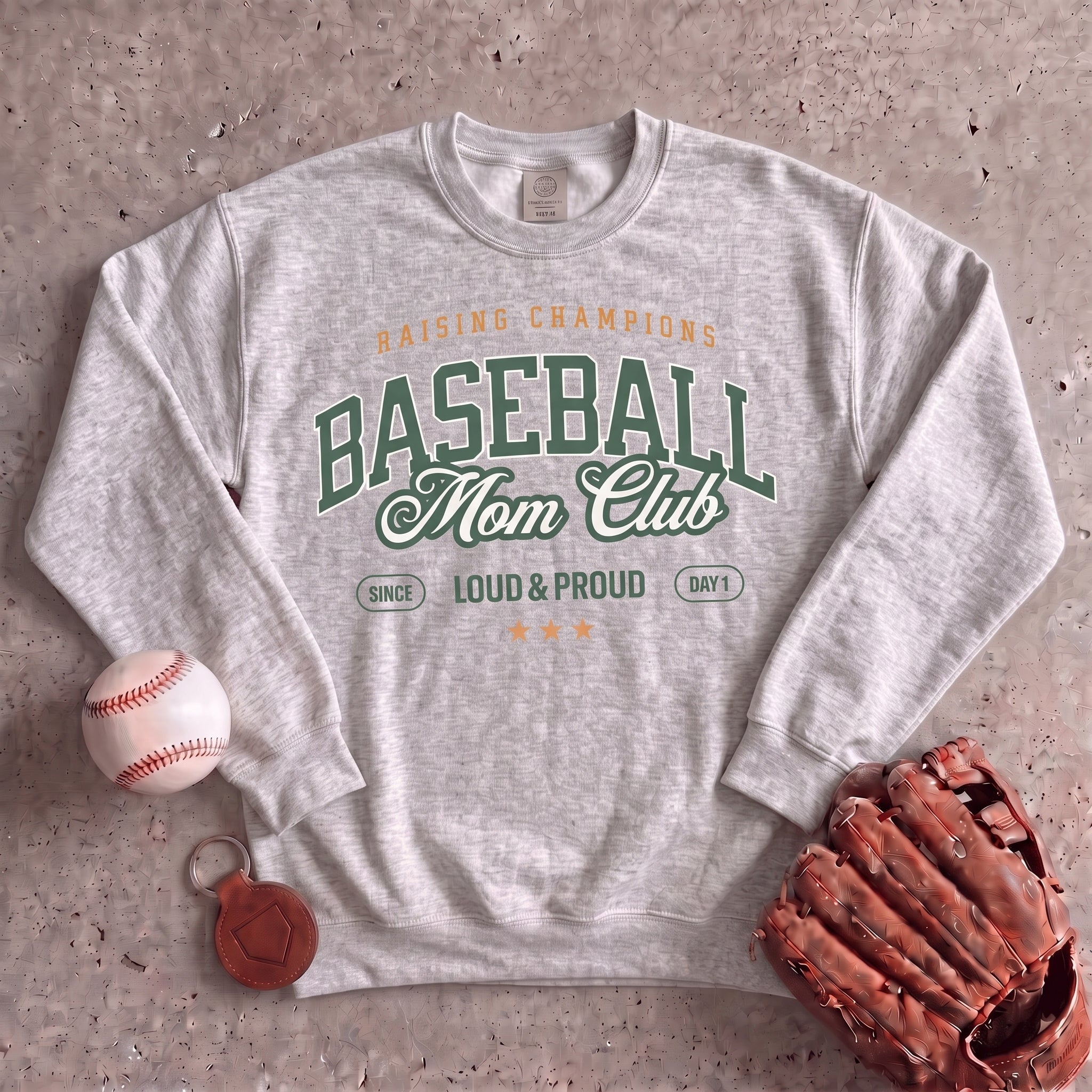 Collection of Baseball Mom Club Crewneck in a gallery layout
