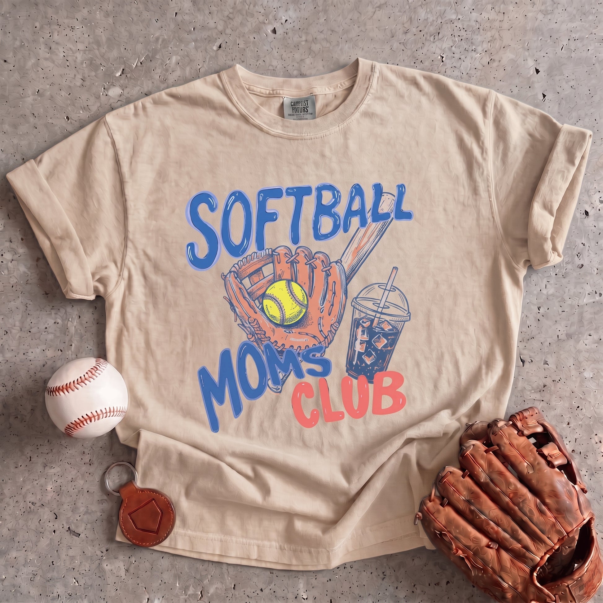 Softball Moms Club T-Shirt