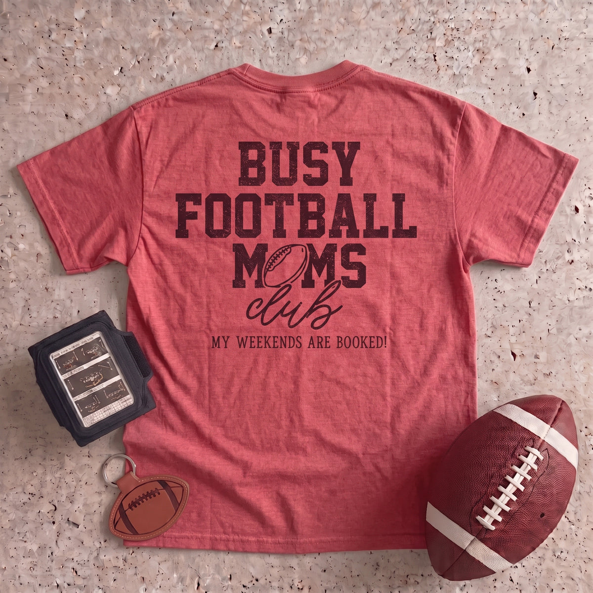 Busy Football Moms Club T-Shirt