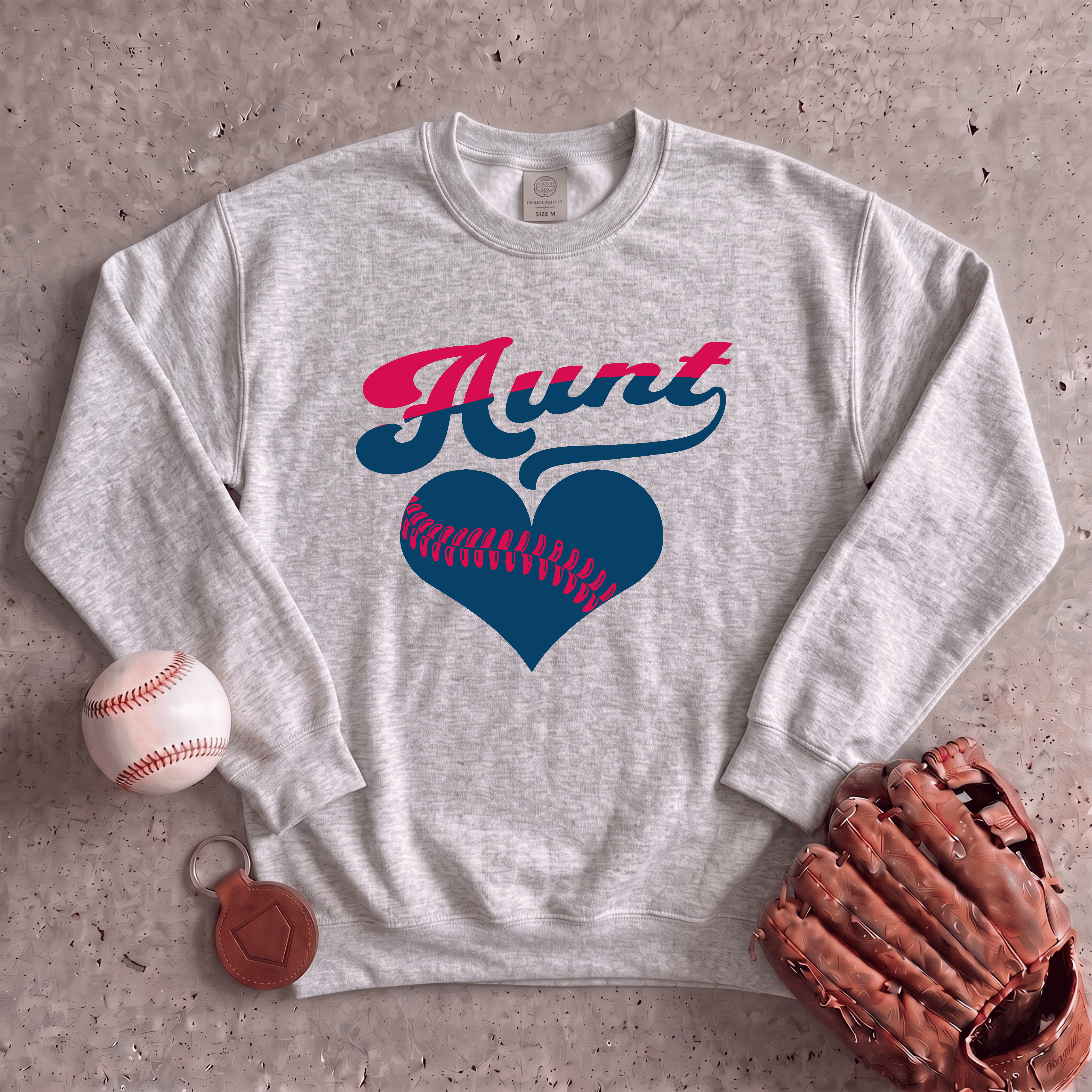 Collection of Baseball Aunt Sweatshirt in a gallery layout