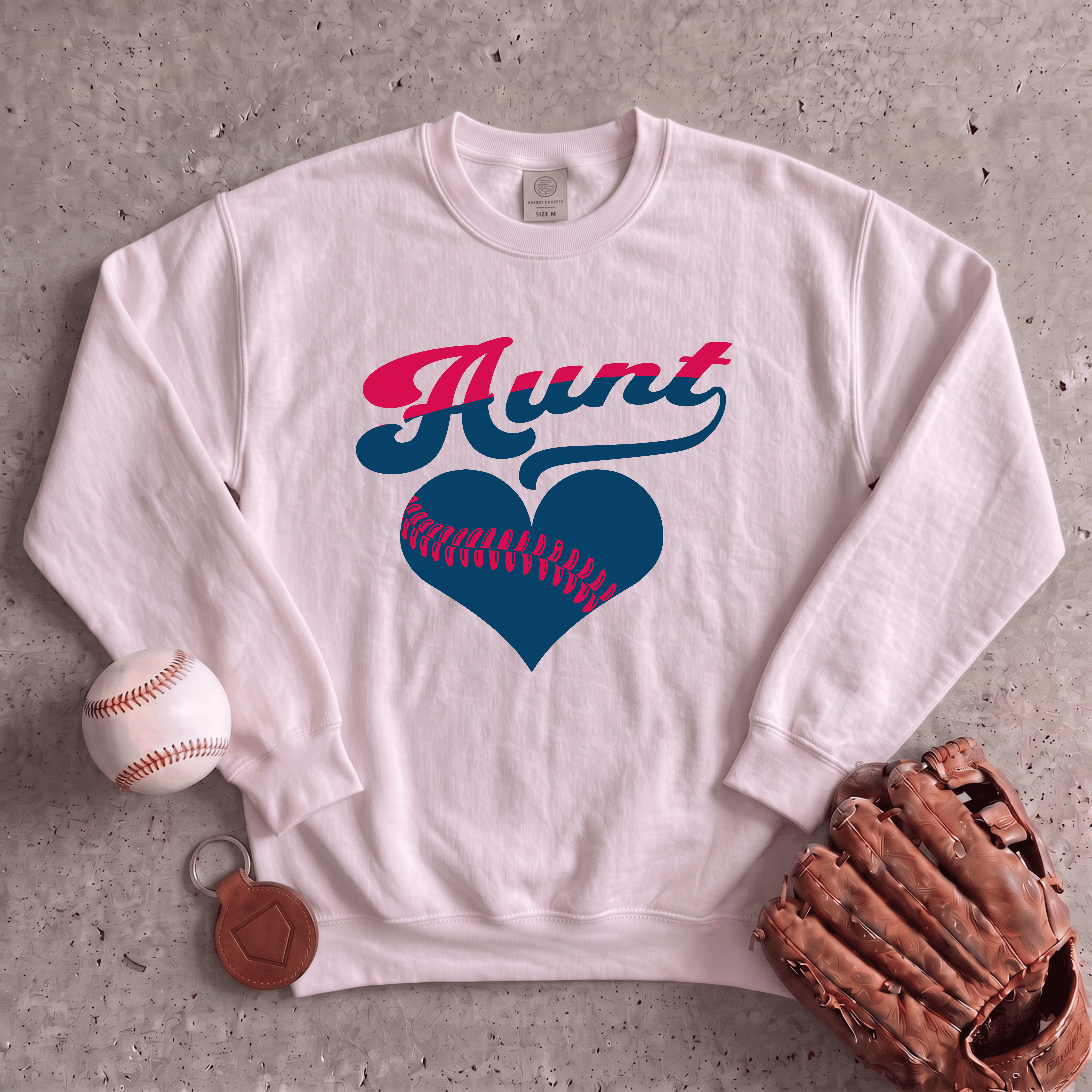 Collection of Baseball Aunt Sweatshirt in a gallery layout