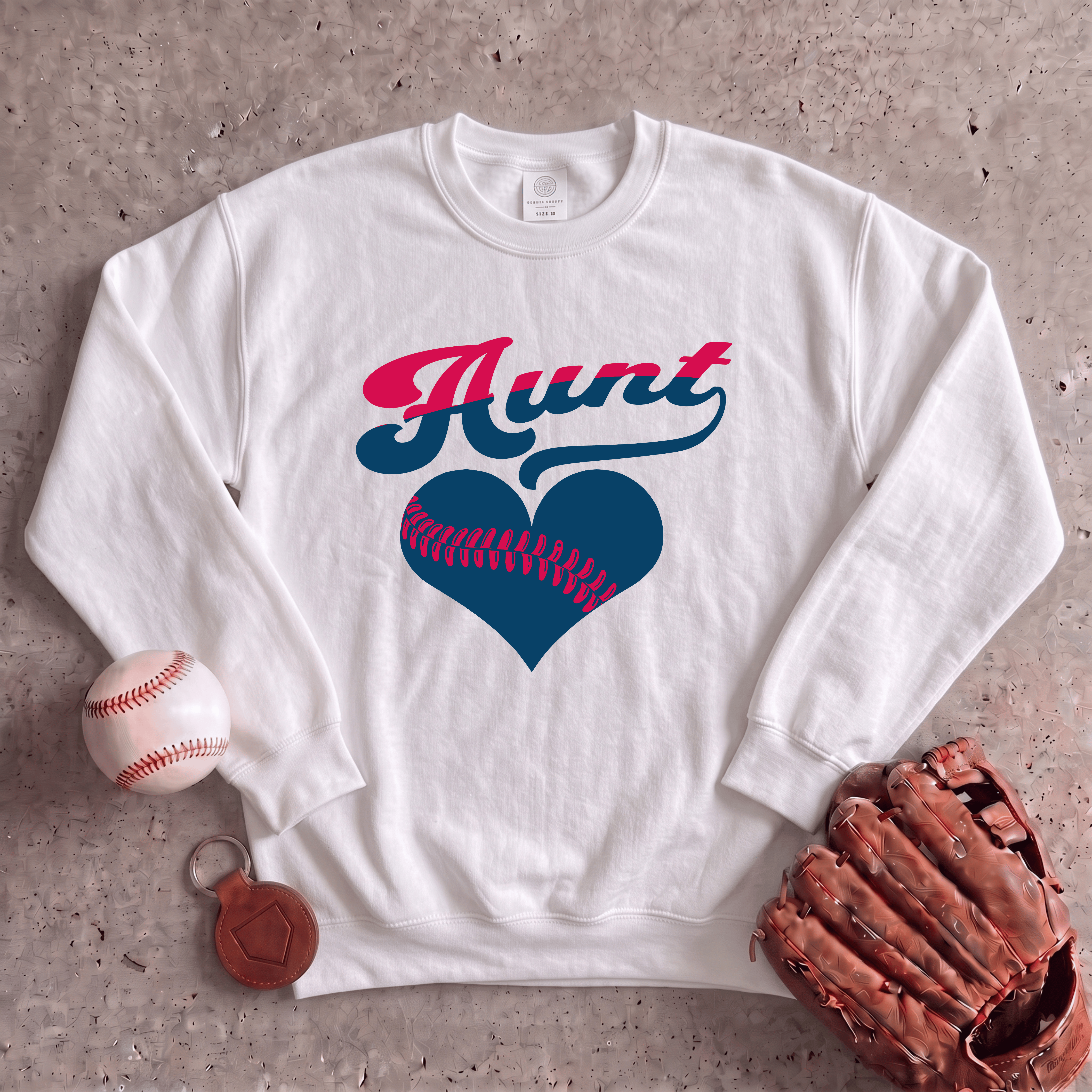 Collection of Baseball Aunt Sweatshirt in a gallery layout