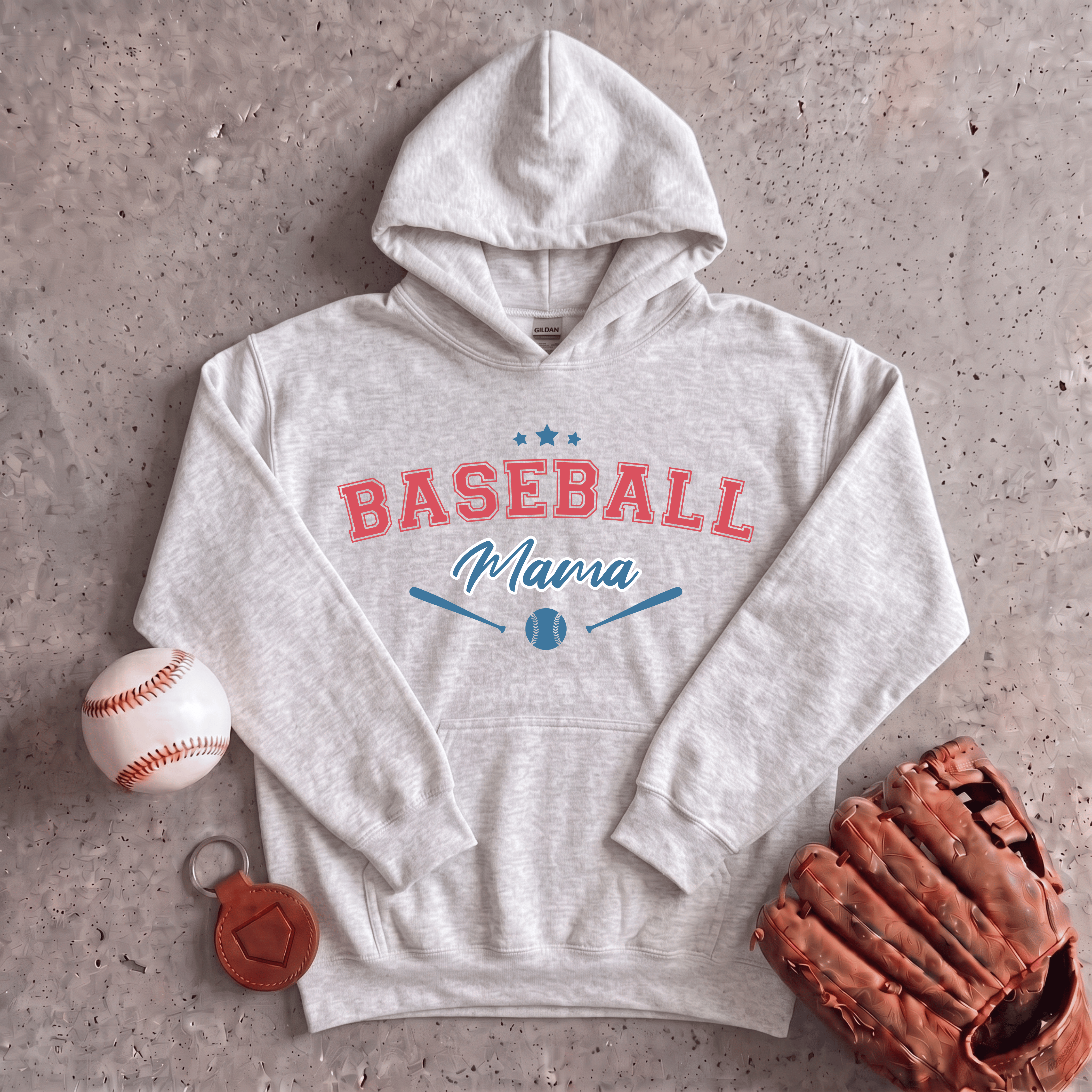 Collection of Baseball Mama Hoodie in a gallery layout