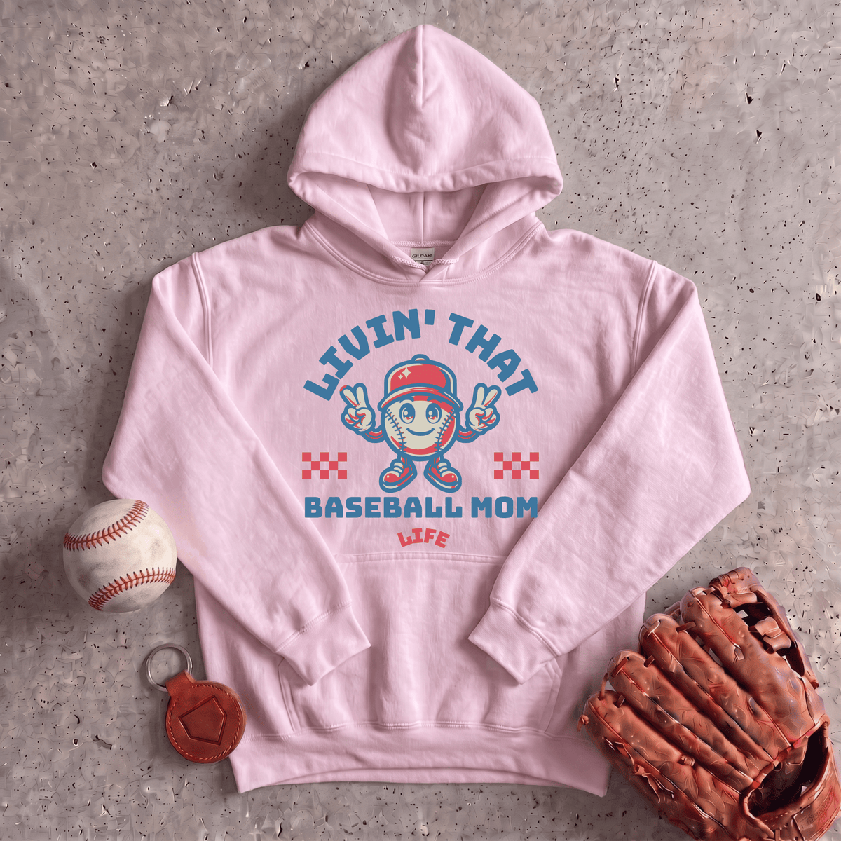 Livin That Baseball Mom Life Hoodie
