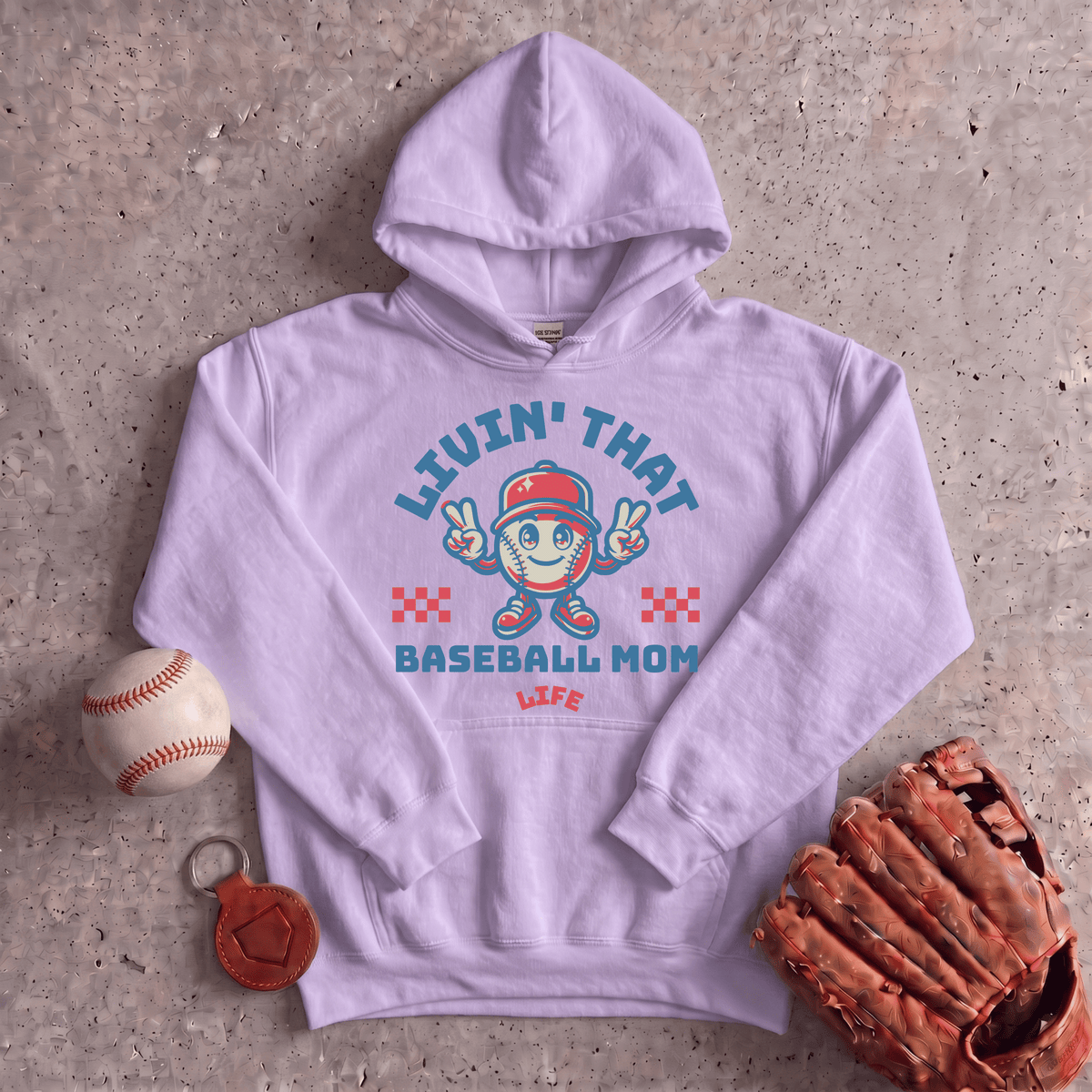 Livin That Baseball Mom Life Hoodie