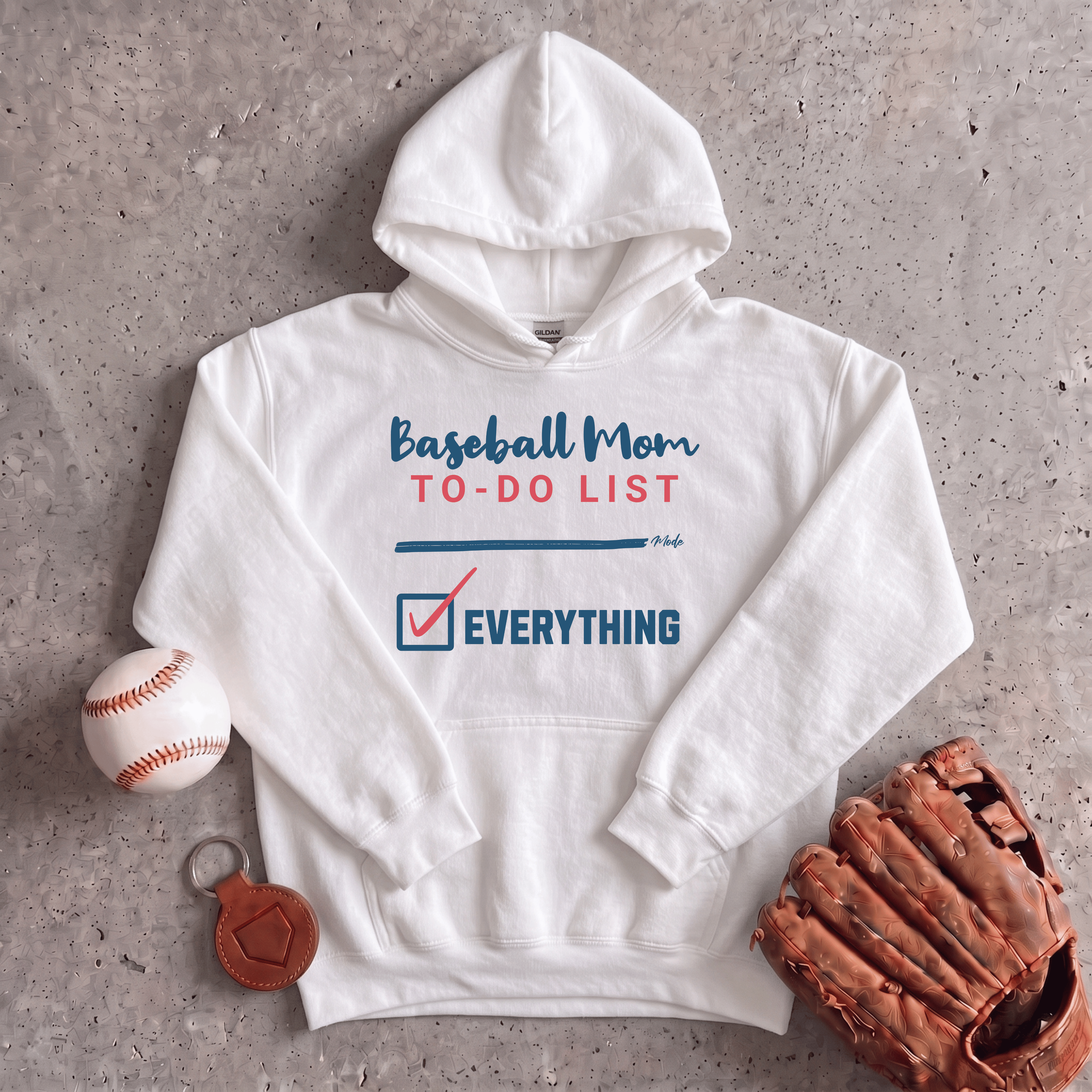 Collection of Baseball Mom To Do List Hoodie in a gallery layout