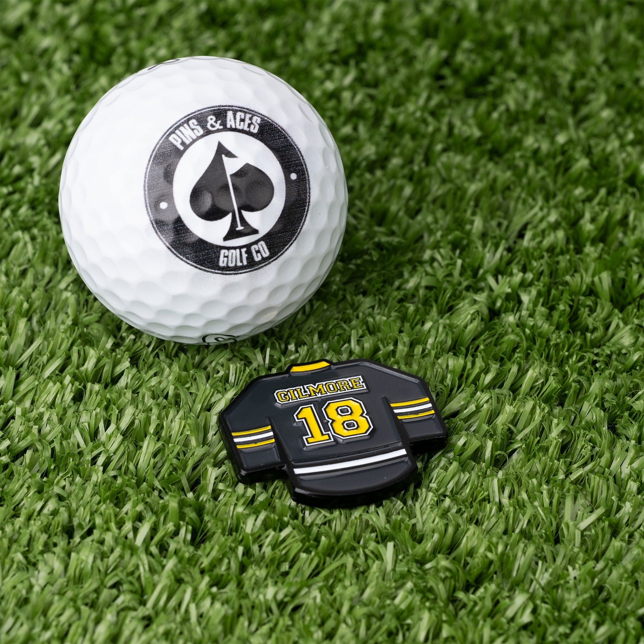 Collection of Gilmore Jersey Golf Ball Marker in a gallery layout