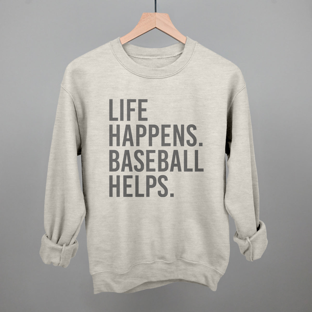 Collection of Life Happens. Baseball Helps. in a gallery layout