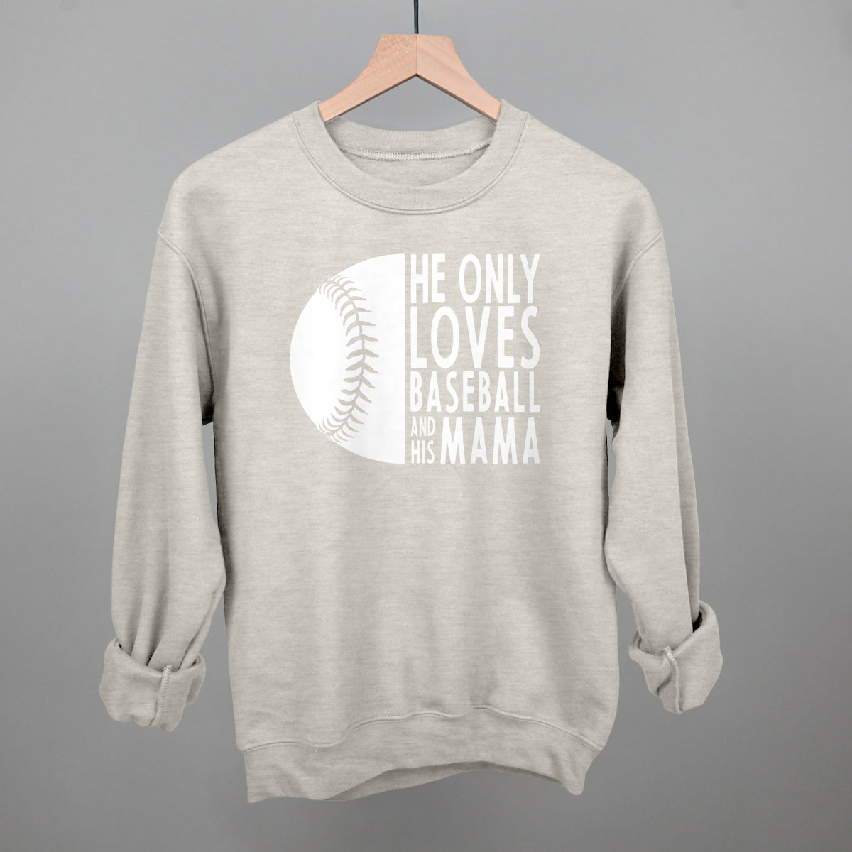Collection of He Only Loves Baseball and His Mama | Baseball Mom Shirt in a gallery layout