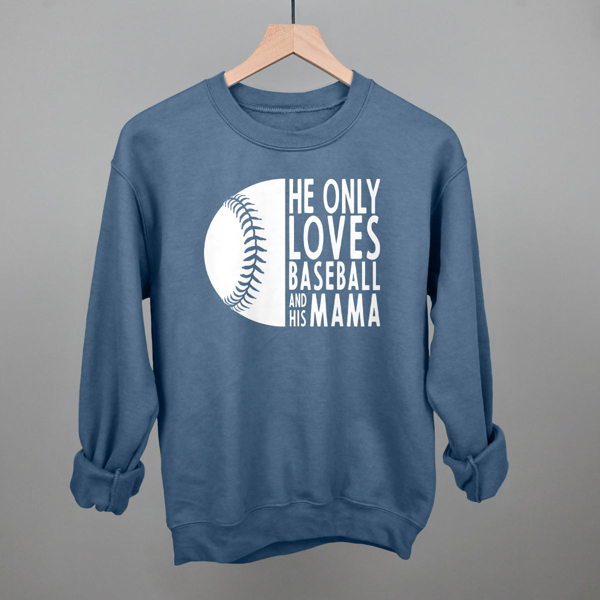 Collection of He Only Loves Baseball and His Mama | Baseball Mom Shirt in a gallery layout