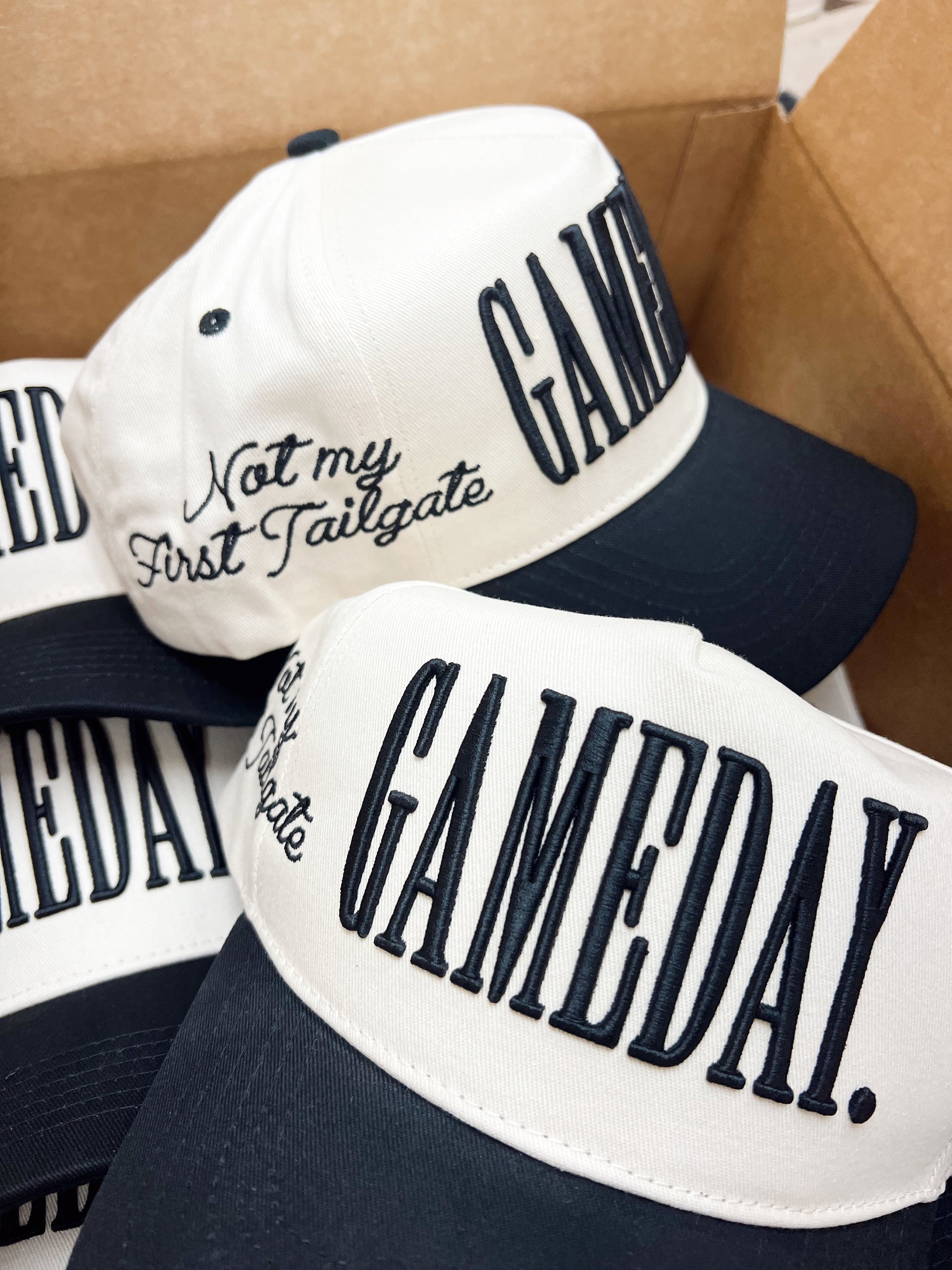 Gameday Not My First Tailgate Hat | Vintage Trucker Snapback