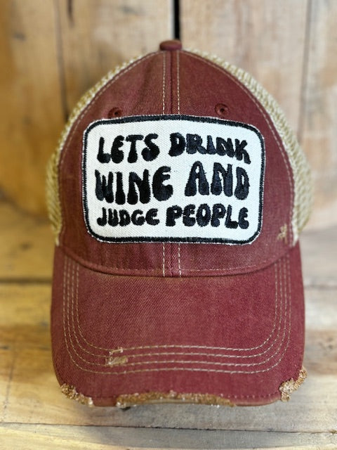 Collection of Let's Drink Wine & Judge People in a gallery layout