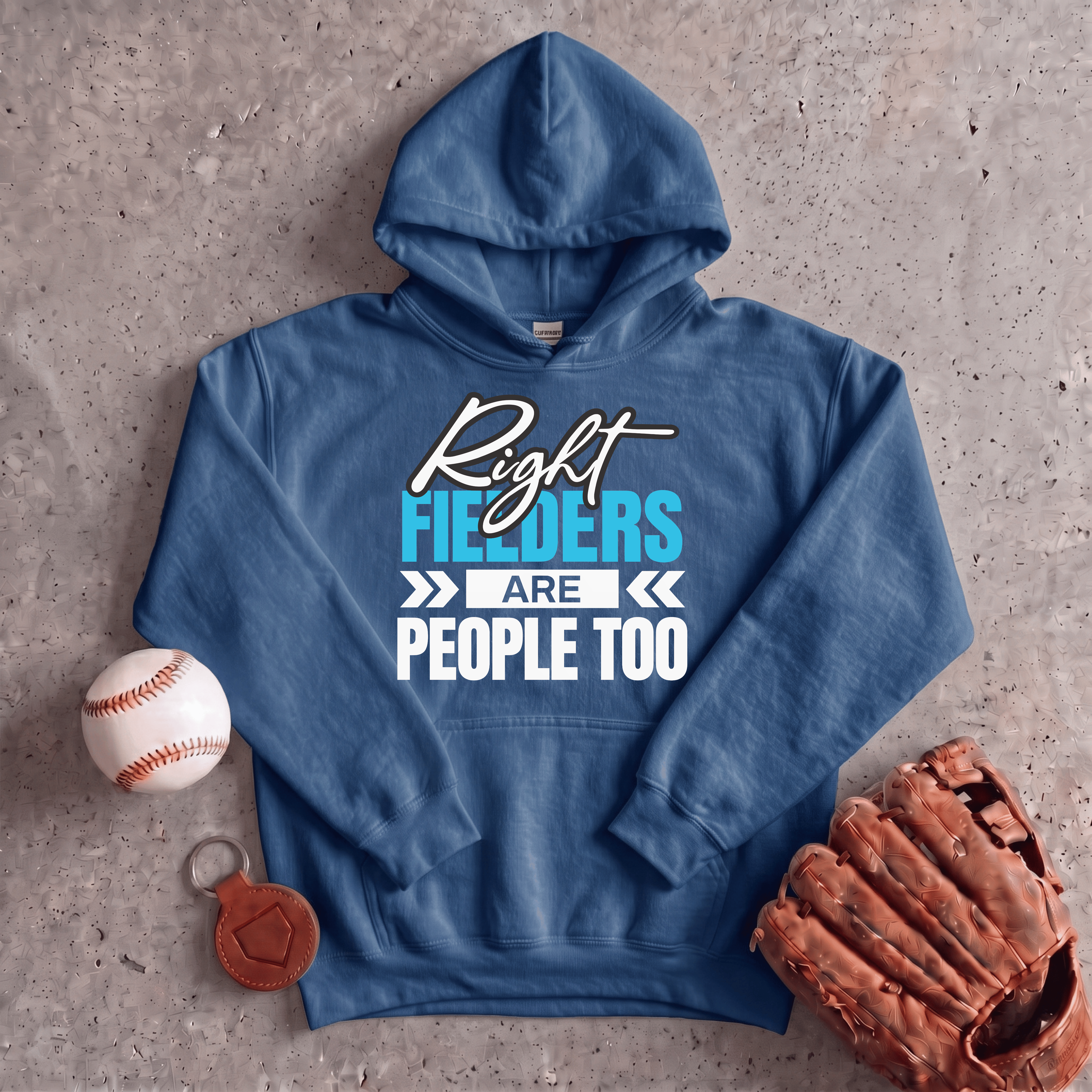 Collection of Right Fielders Are People Too Hoodie in a gallery layout