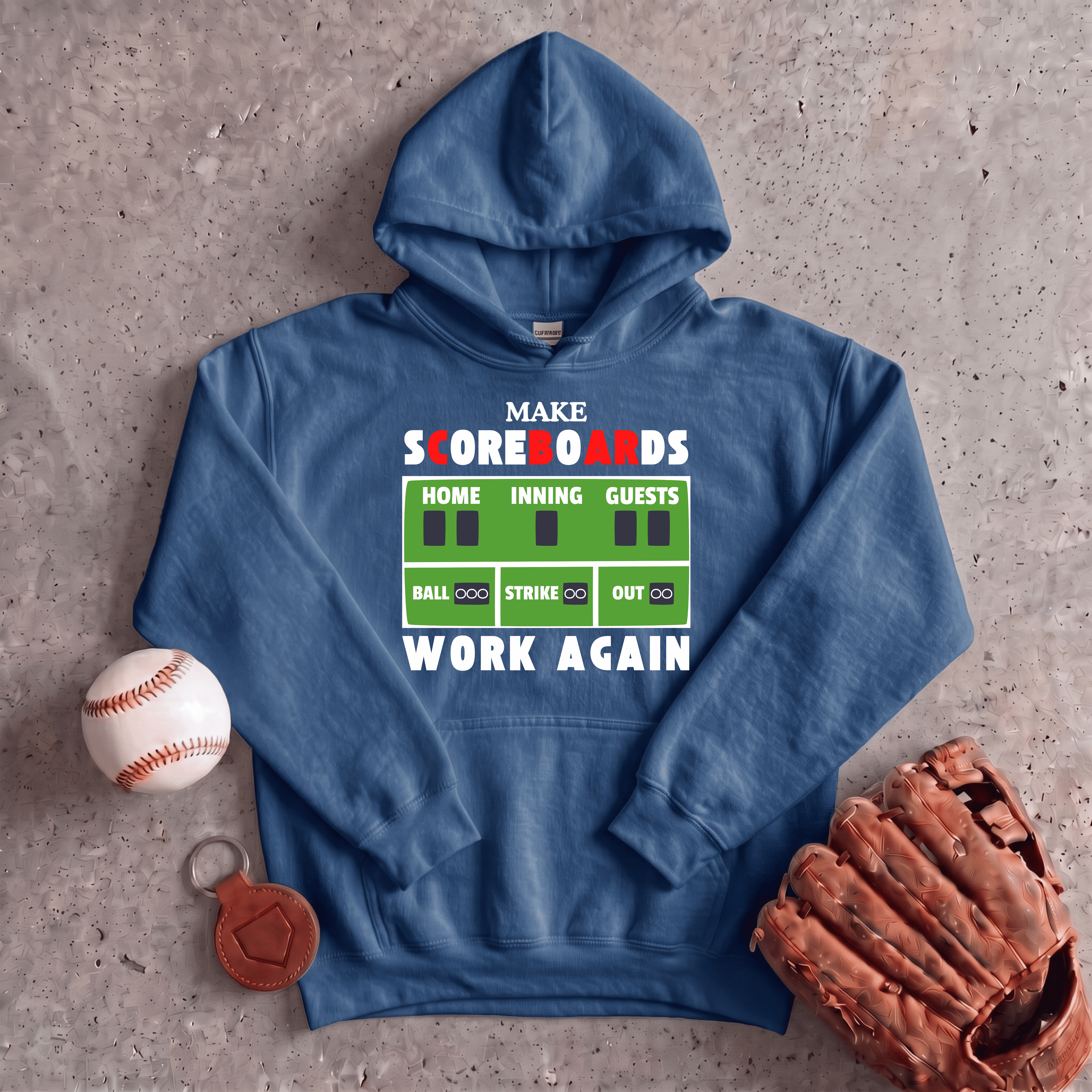 Collection of Make Scoreboards Work Again Hoodie in a gallery layout