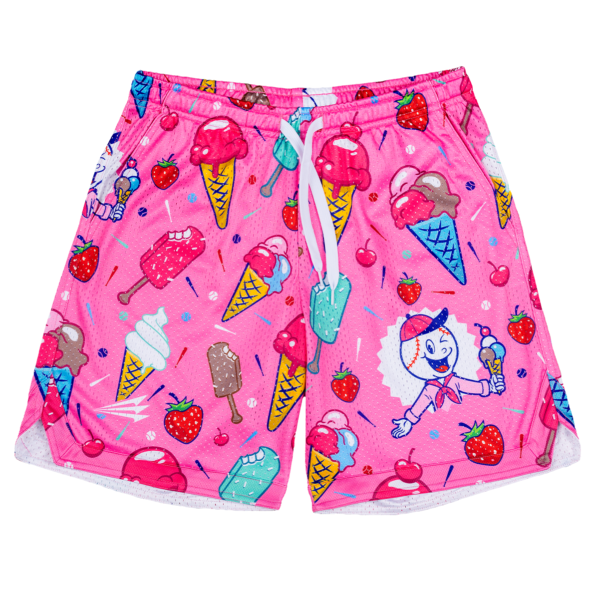 Collection of ice cream man shorts in a gallery layout