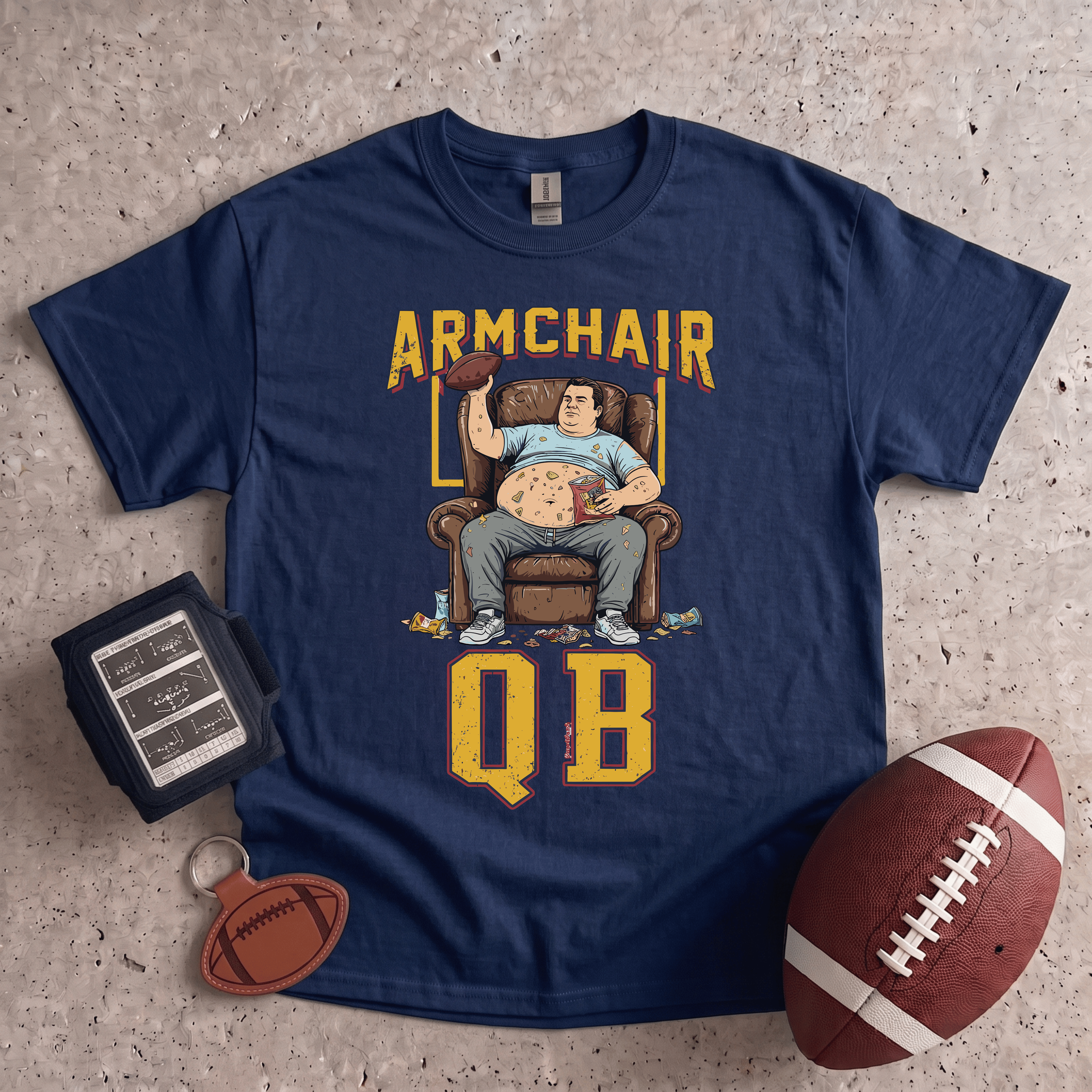 Collection of Armchair QB T-Shirt in a gallery layout