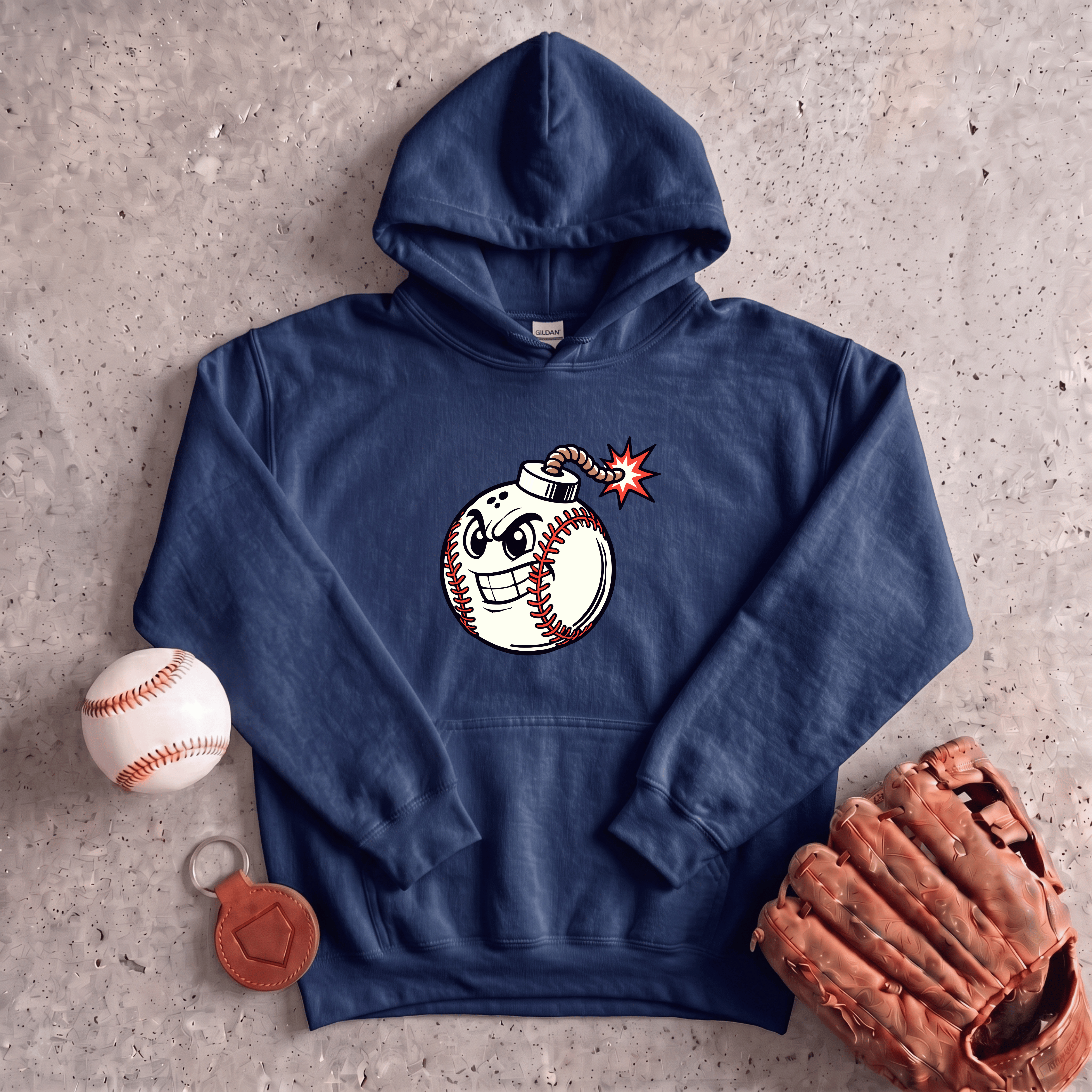 Collection of Hitting Bombs Hoodie in a gallery layout