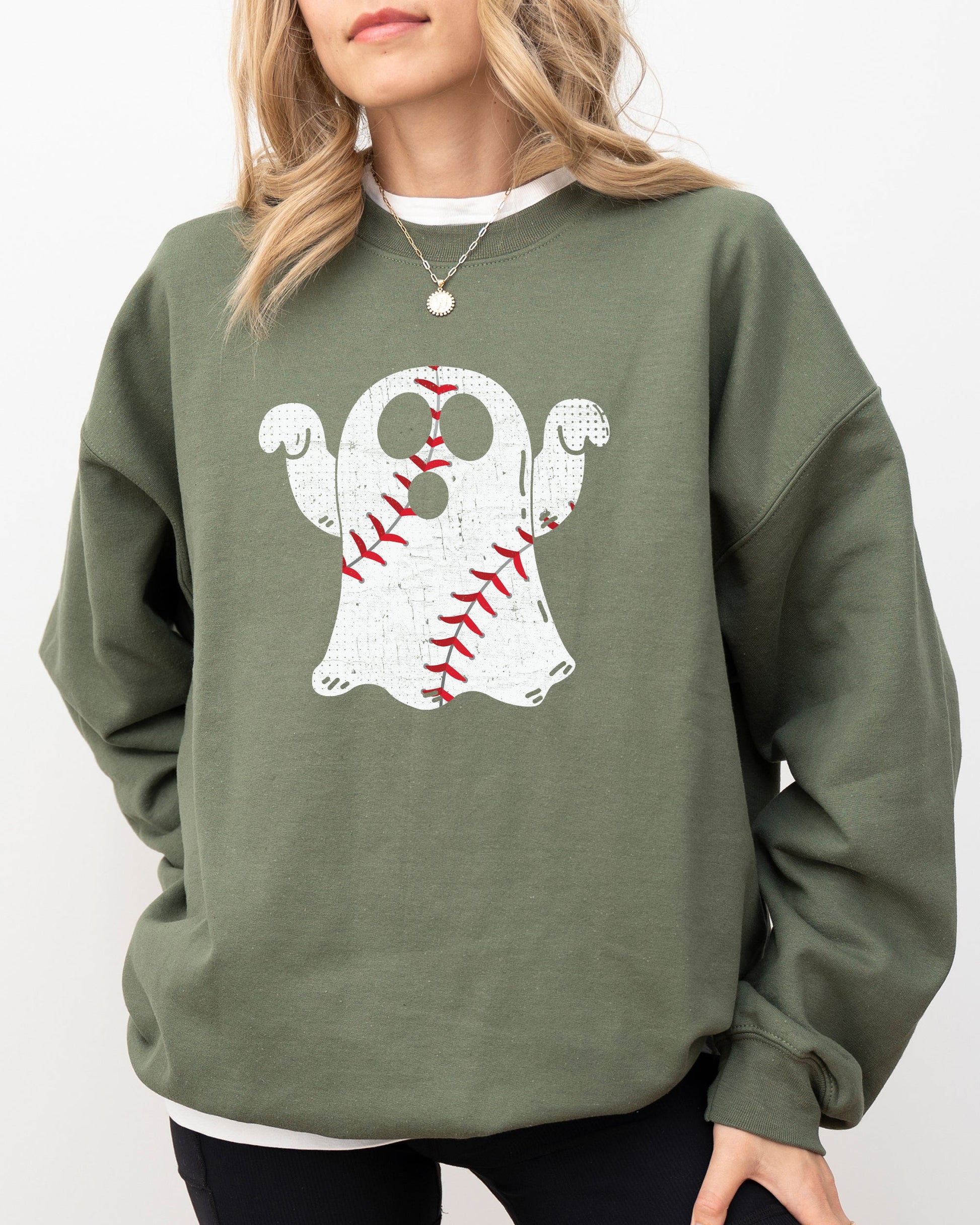 Baseball Ghost Sweatshirt