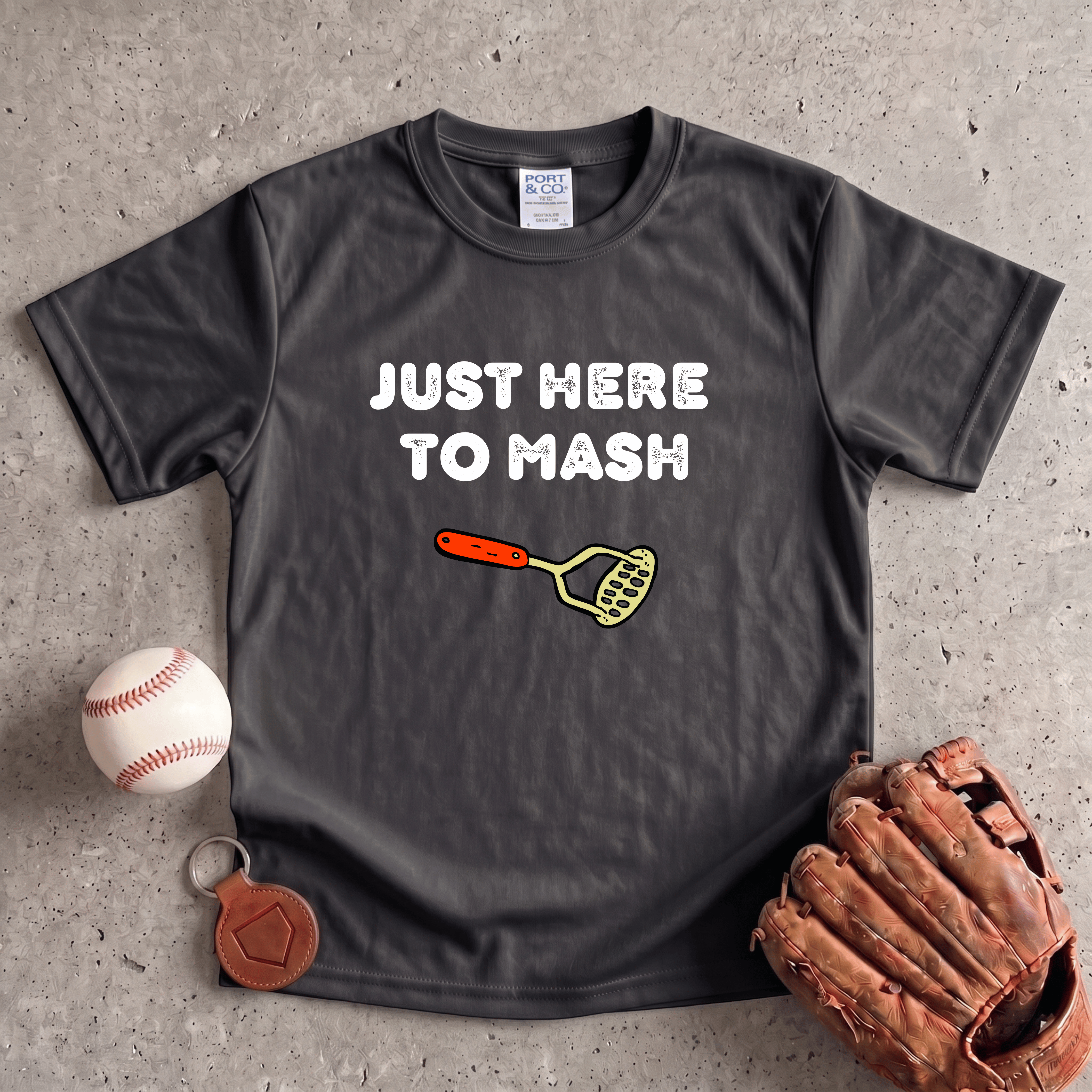 Collection of Just Here To Mash Youth T-Shirt in a gallery layout