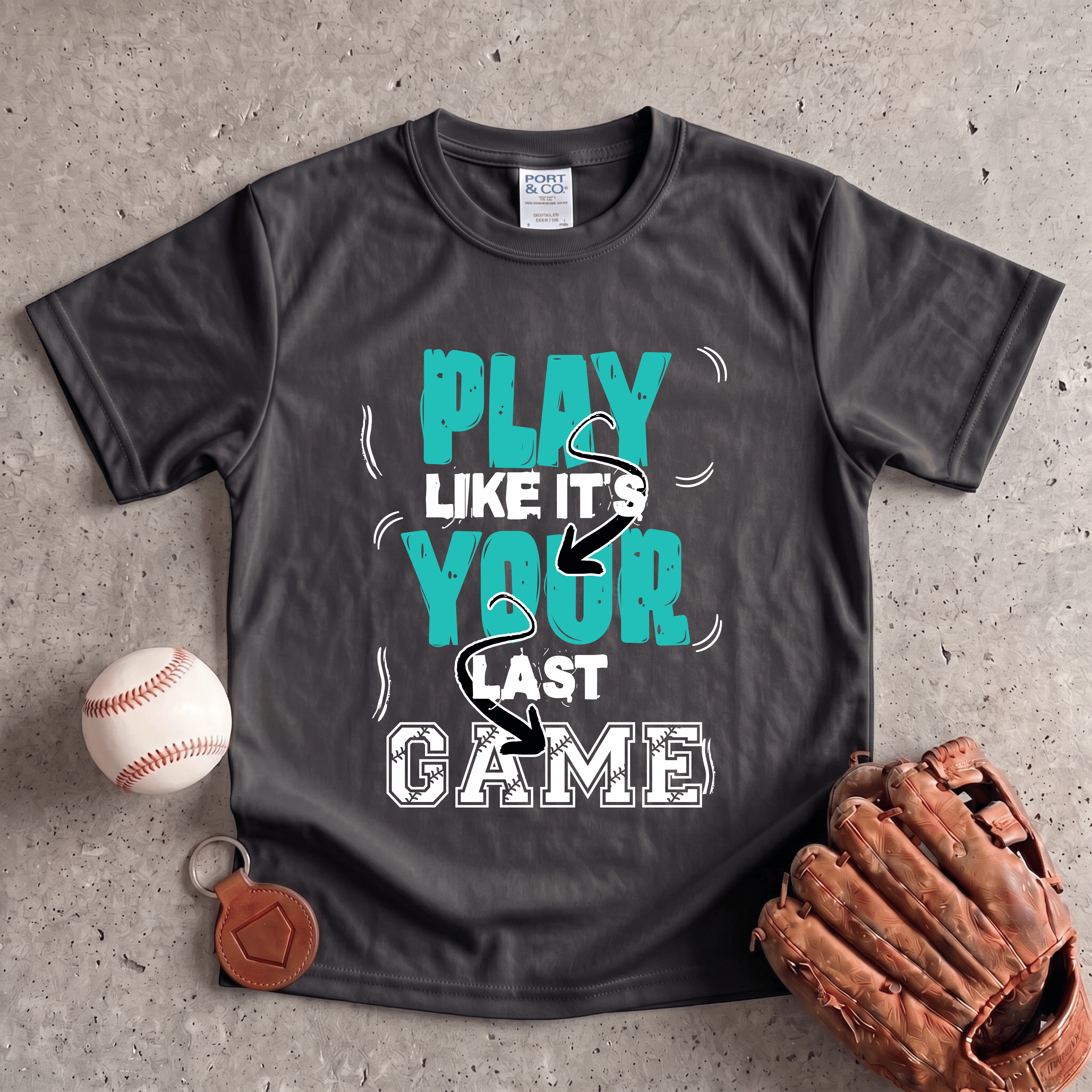 Collection of Play Like Its Your Last Game Youth T-Shirt in a gallery layout