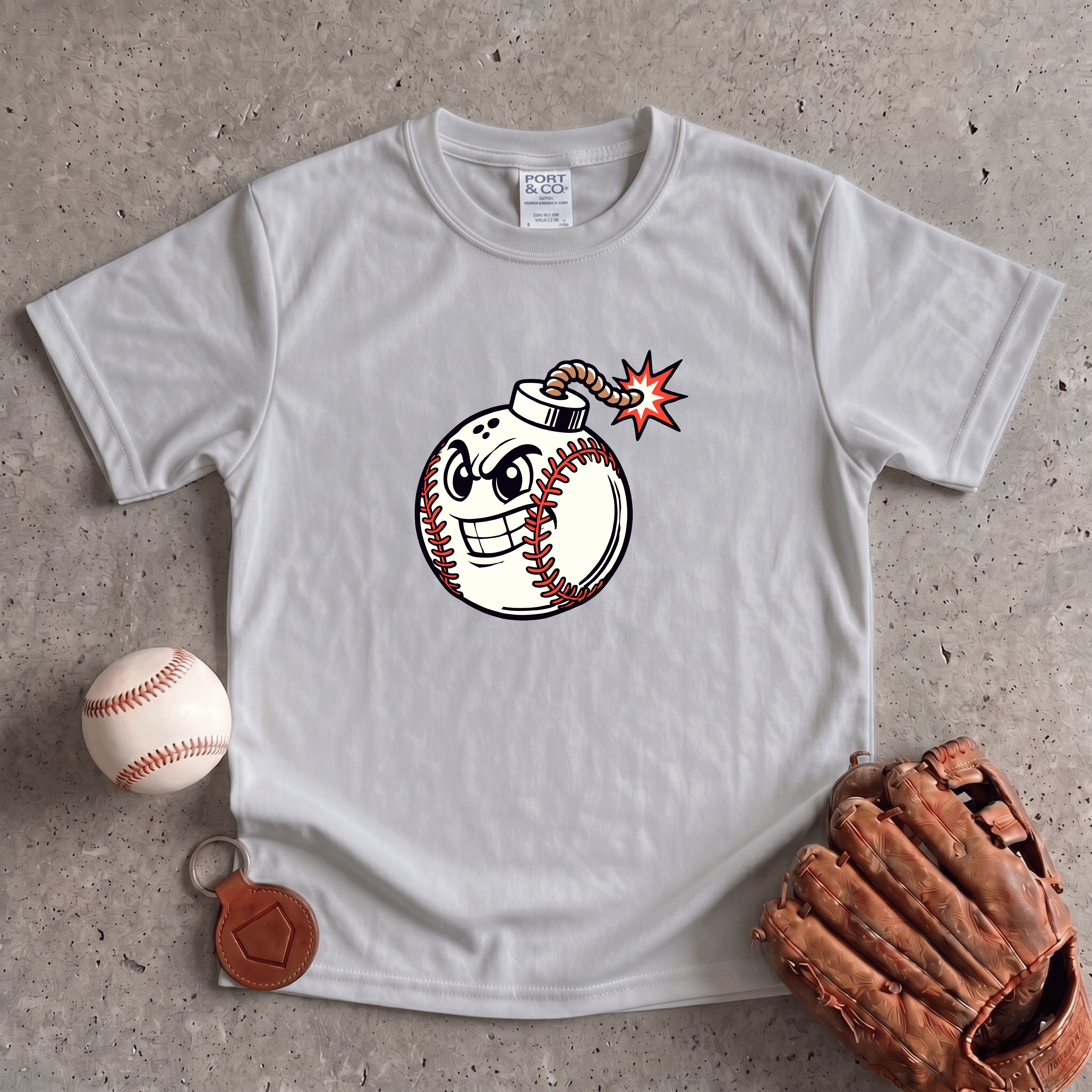 Collection of Hitting Bombs Youth T-Shirt in a gallery layout