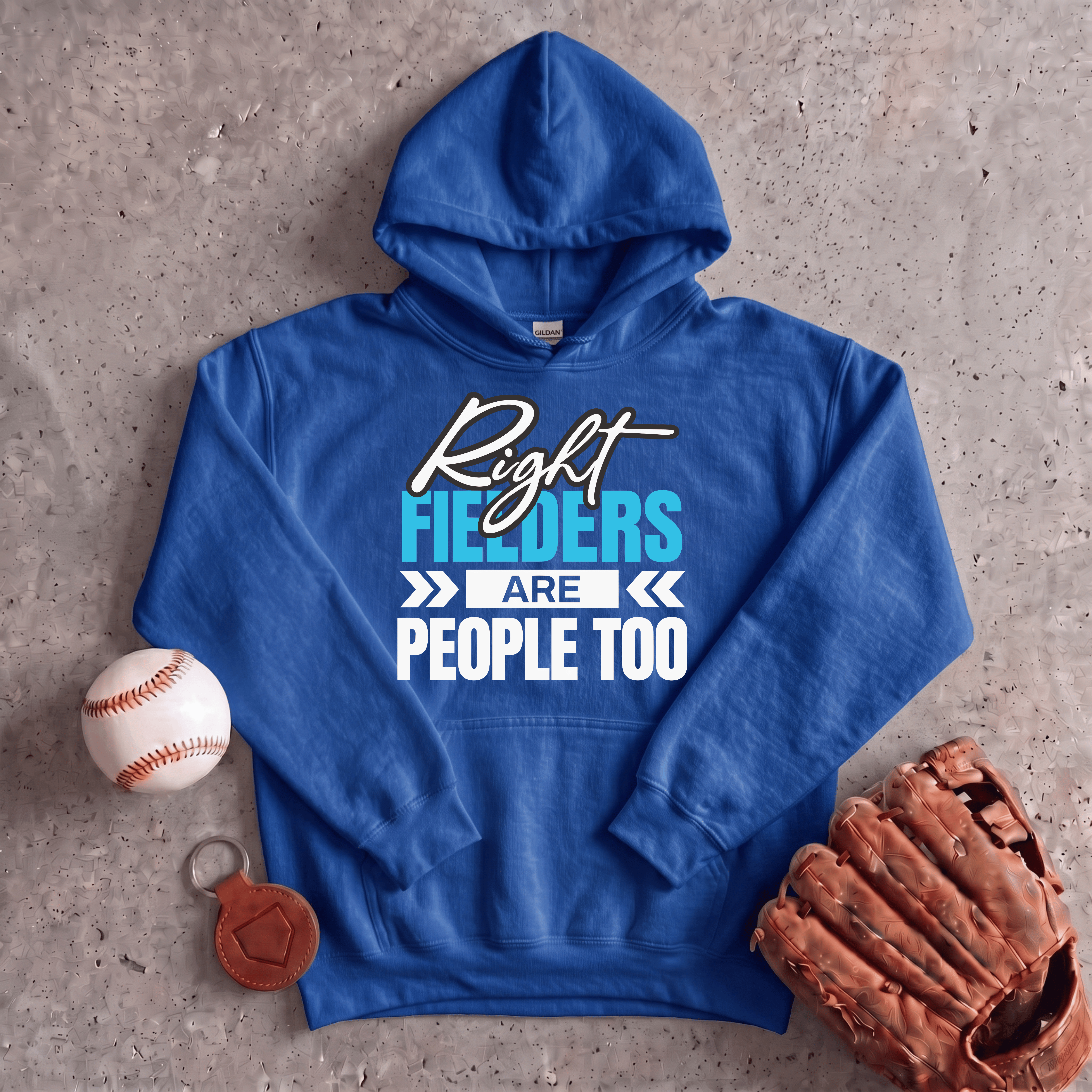 Collection of Right Fielders Are People Too Hoodie in a gallery layout