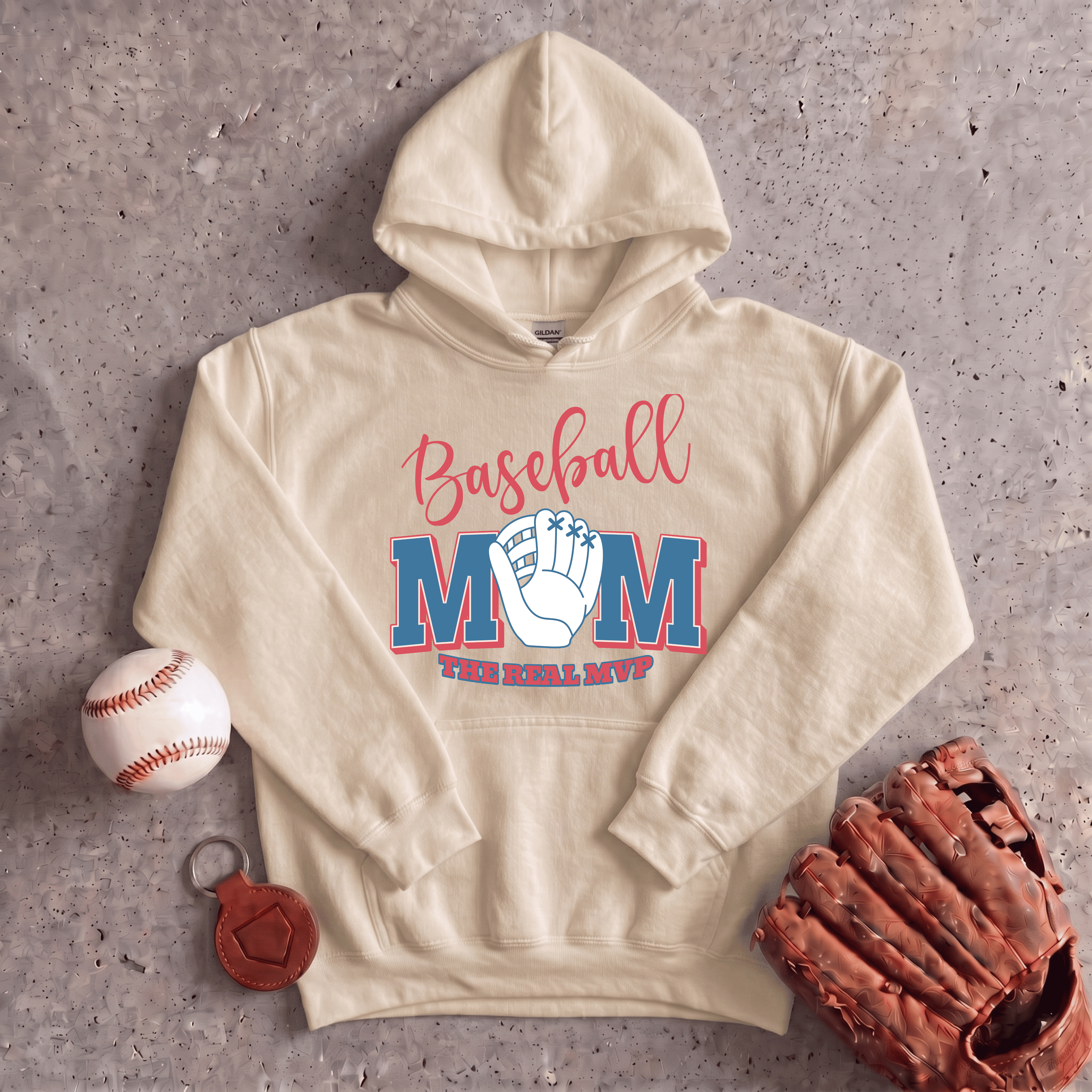 Collection of Baseball Mom Hoodie in a gallery layout