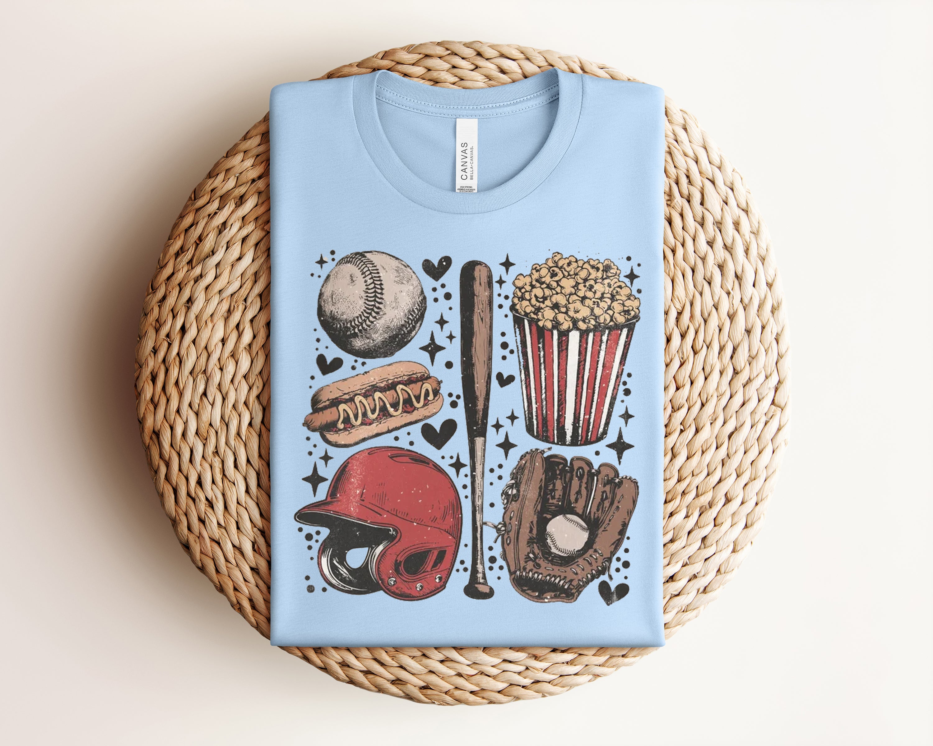 Collection of Retro Baseball Graphic Tee in a gallery layout