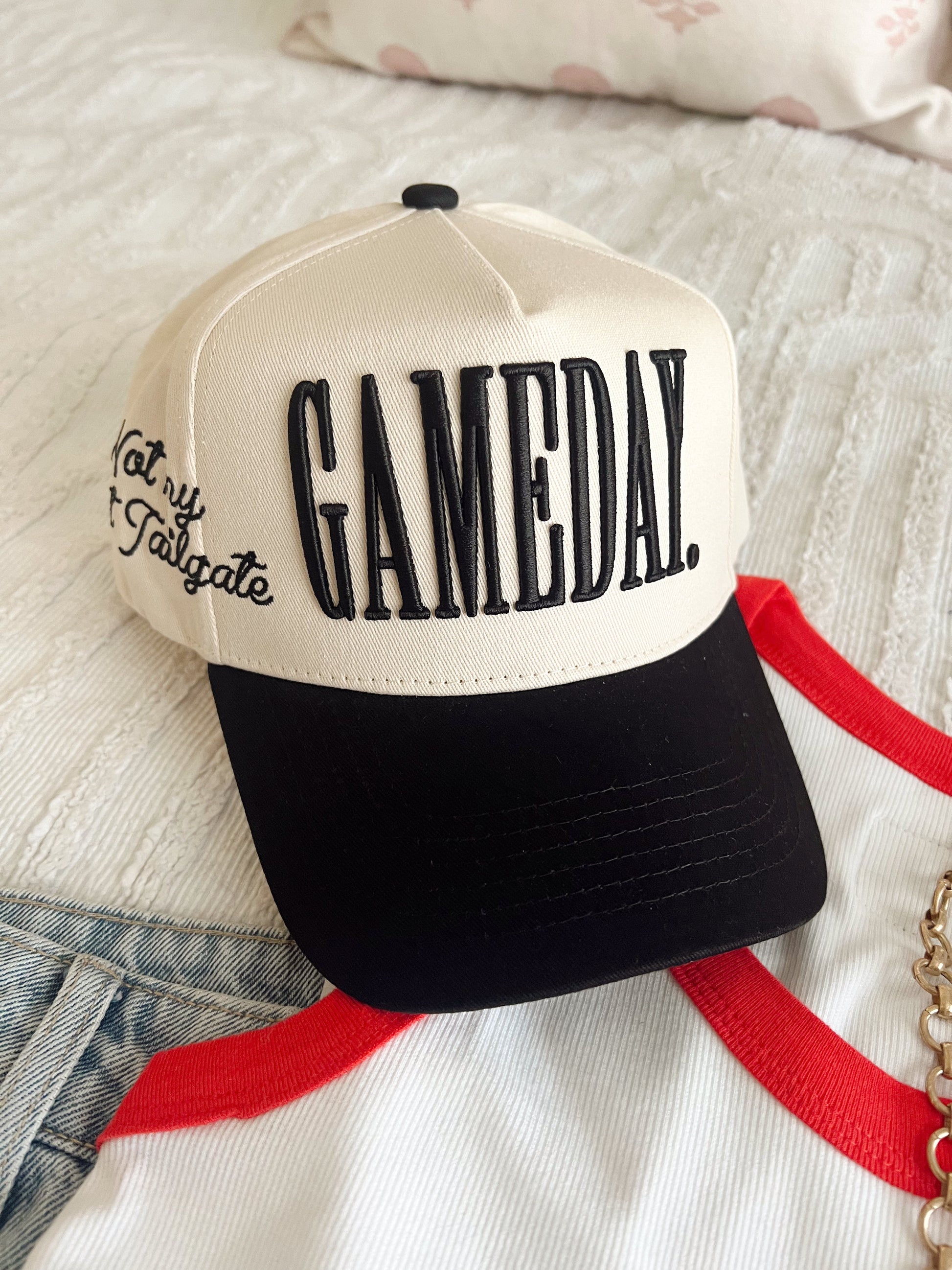 Gameday Not My First Tailgate Hat | Vintage Trucker Snapback