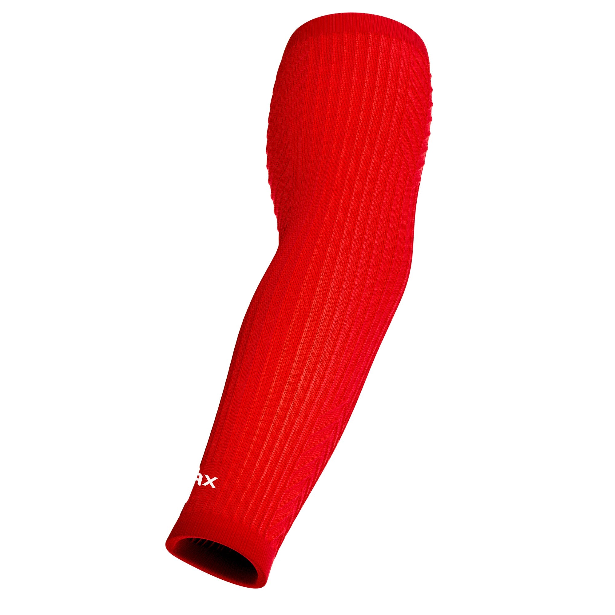 Collection of Red JAX arm sleeve on a white background in a gallery layout