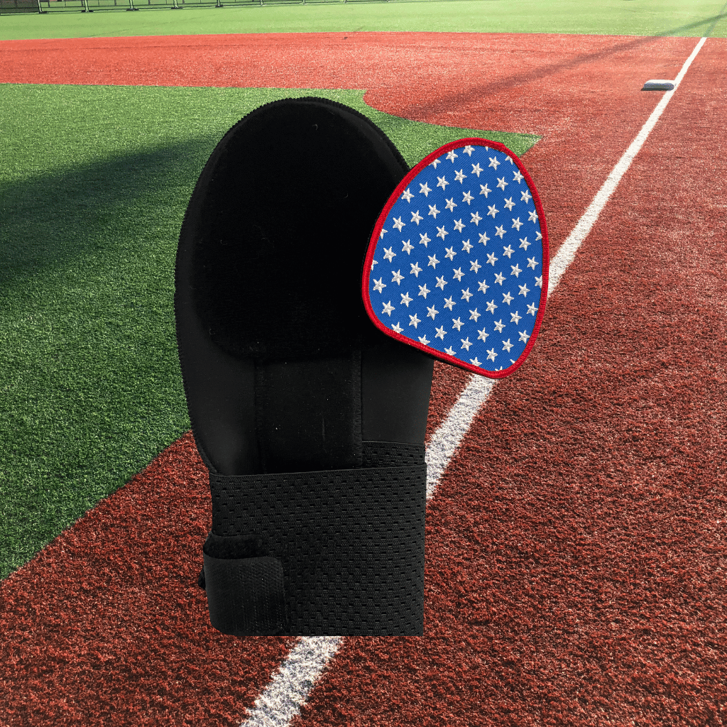 Collection of USA sliding mitt patch attachment in a gallery layout