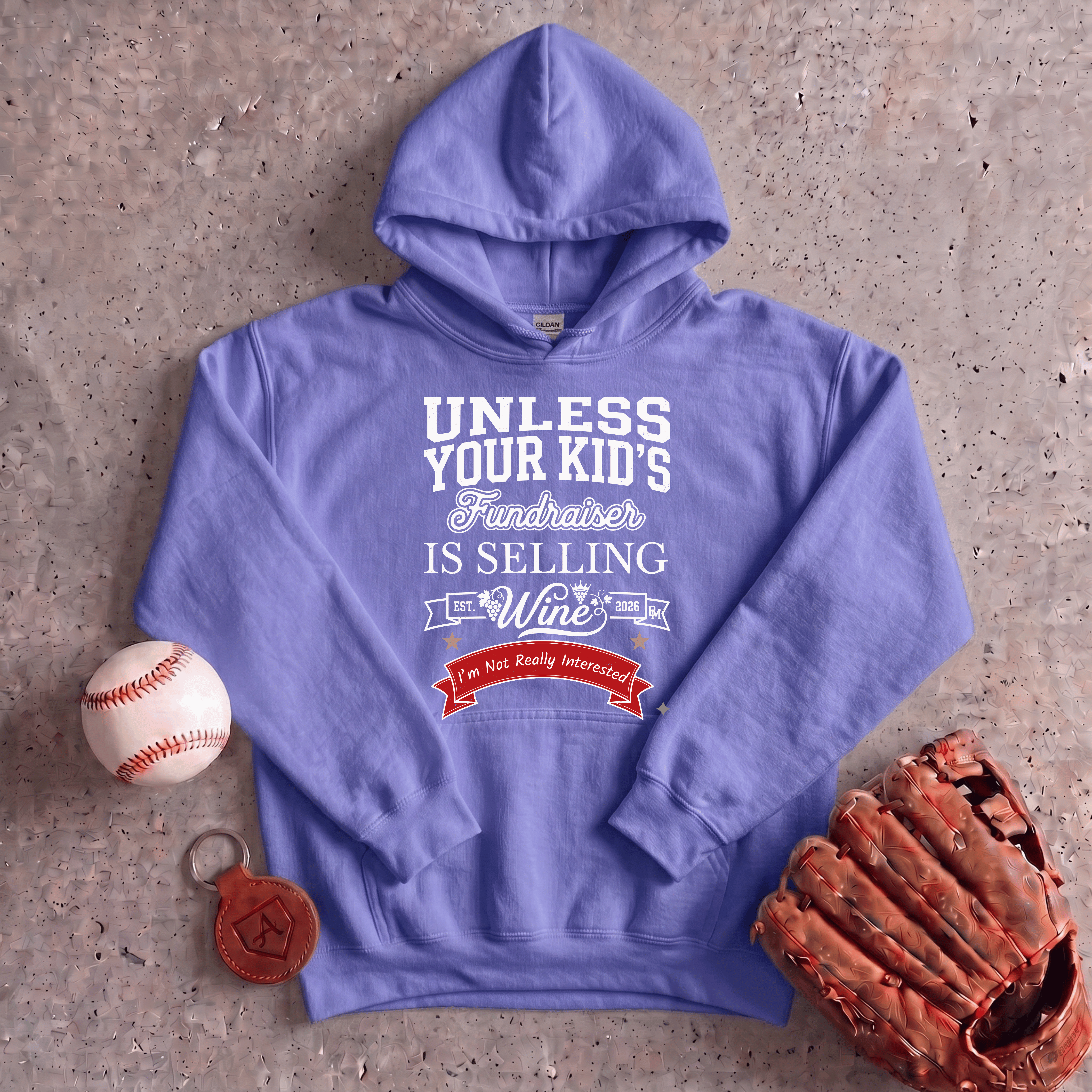 Collection of Baseball Fundraiser Hoodie in a gallery layout