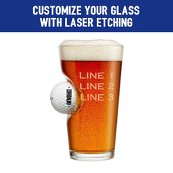 Collection of BenShot Golf Ball Glasses in a gallery layout