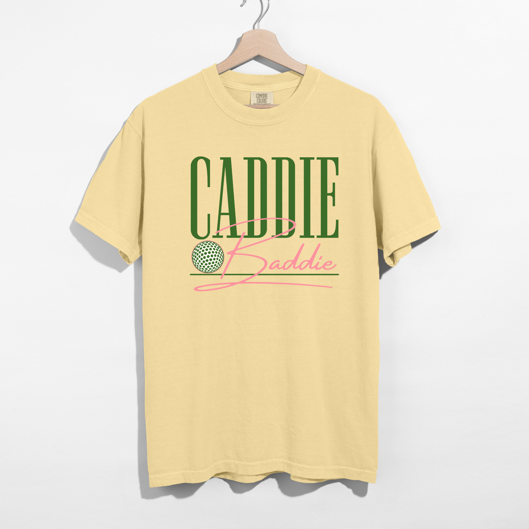 Collection of Caddie Baddie Graphic Tee | Cute Golf Shirt for Women in a gallery layout