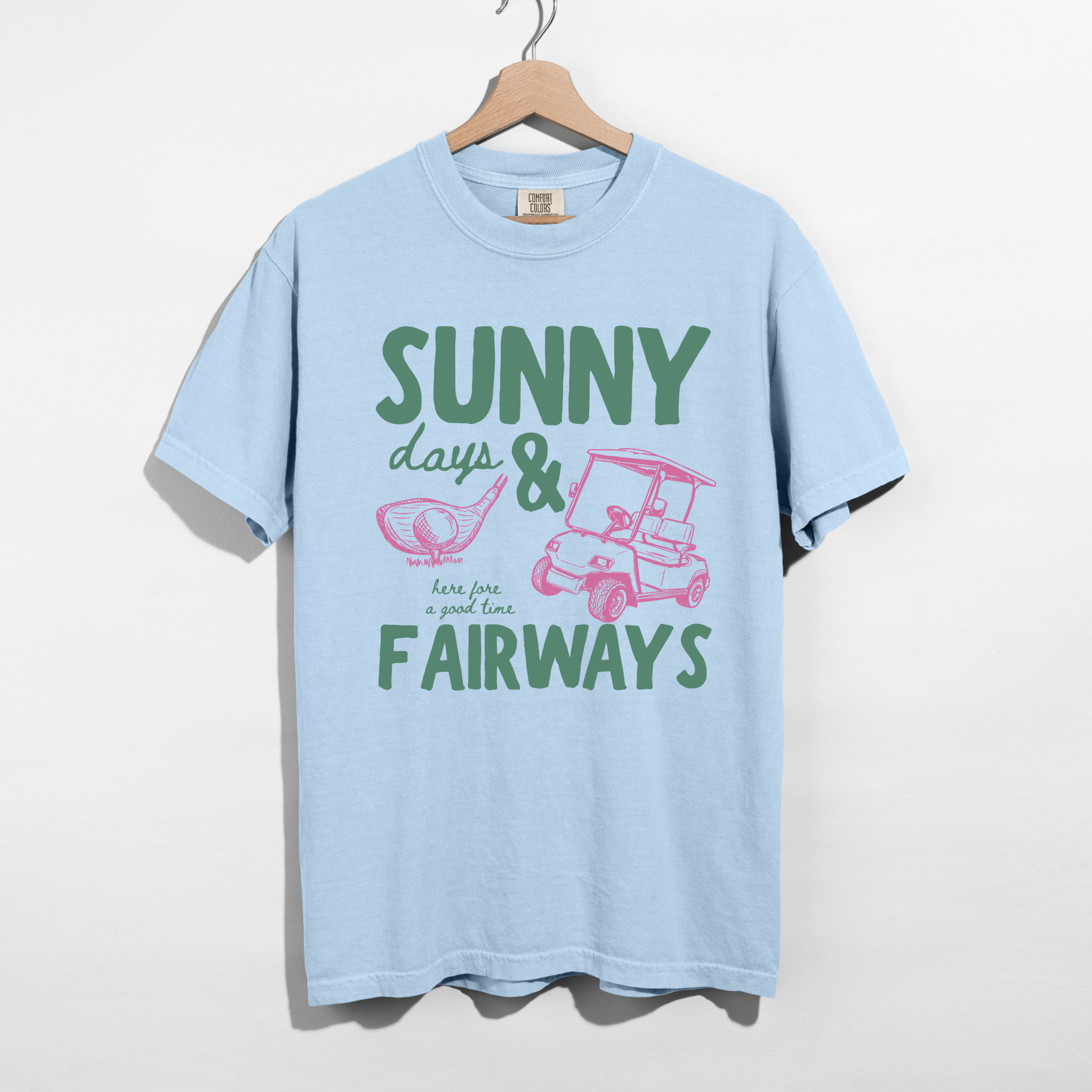 Collection of Sunny Fairways Graphic Tee in a gallery layout