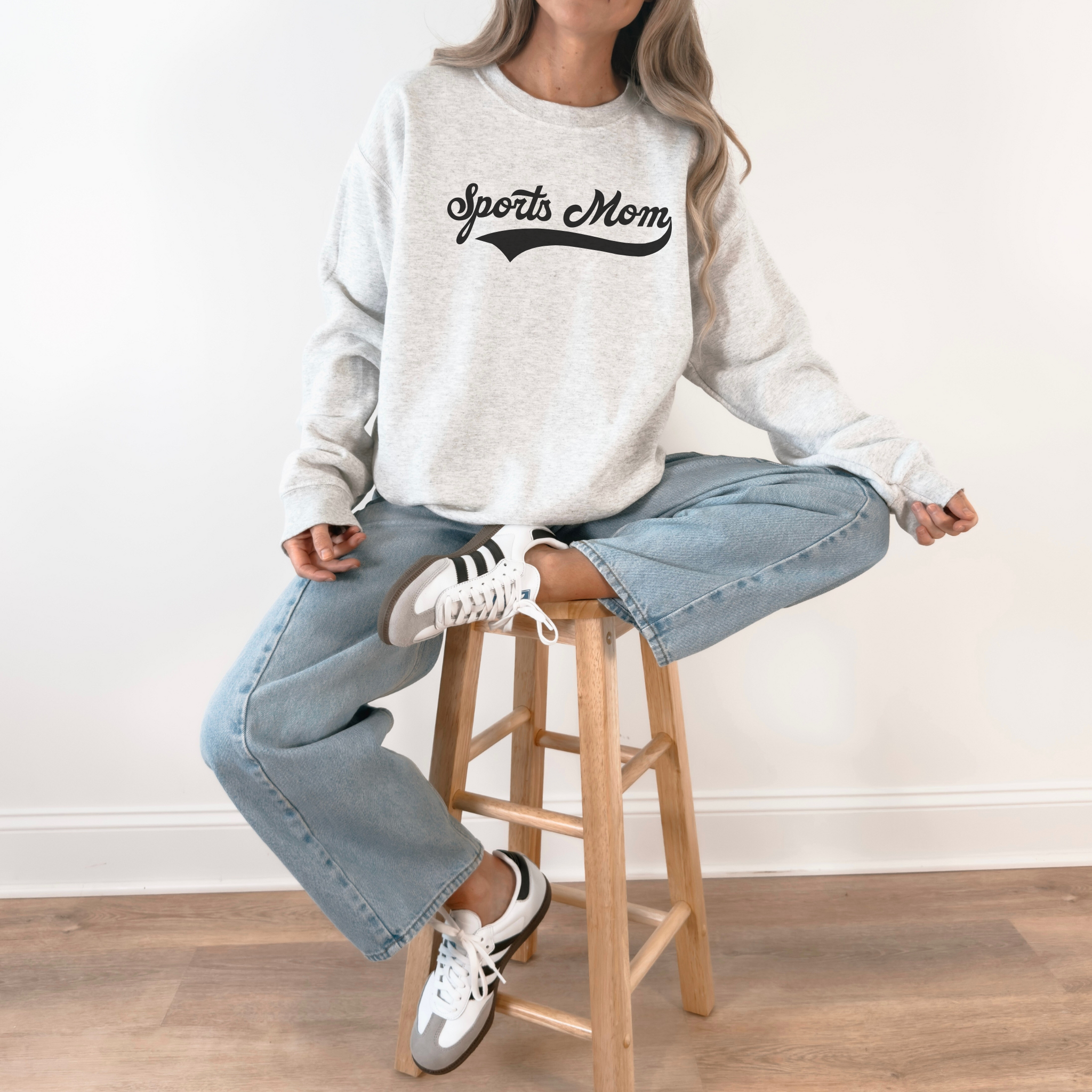 Collection of Sports Mom Crewneck Sweatshirt in a gallery layout