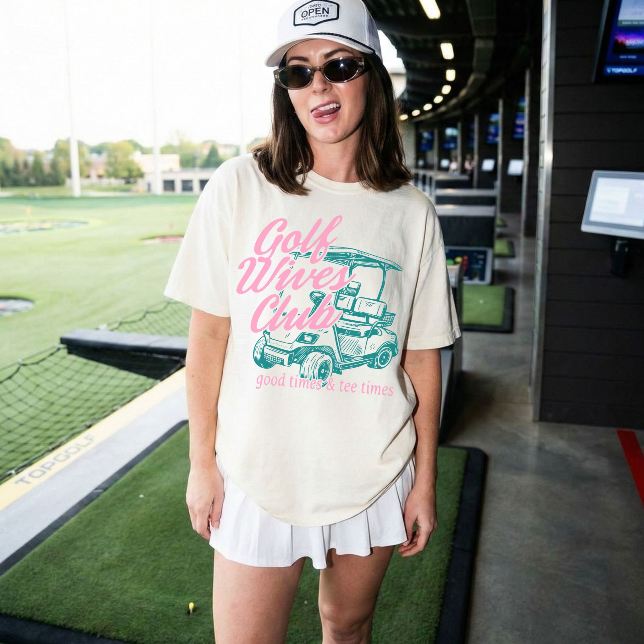 Collection of Golf Wives Club Graphic Tee in a gallery layout