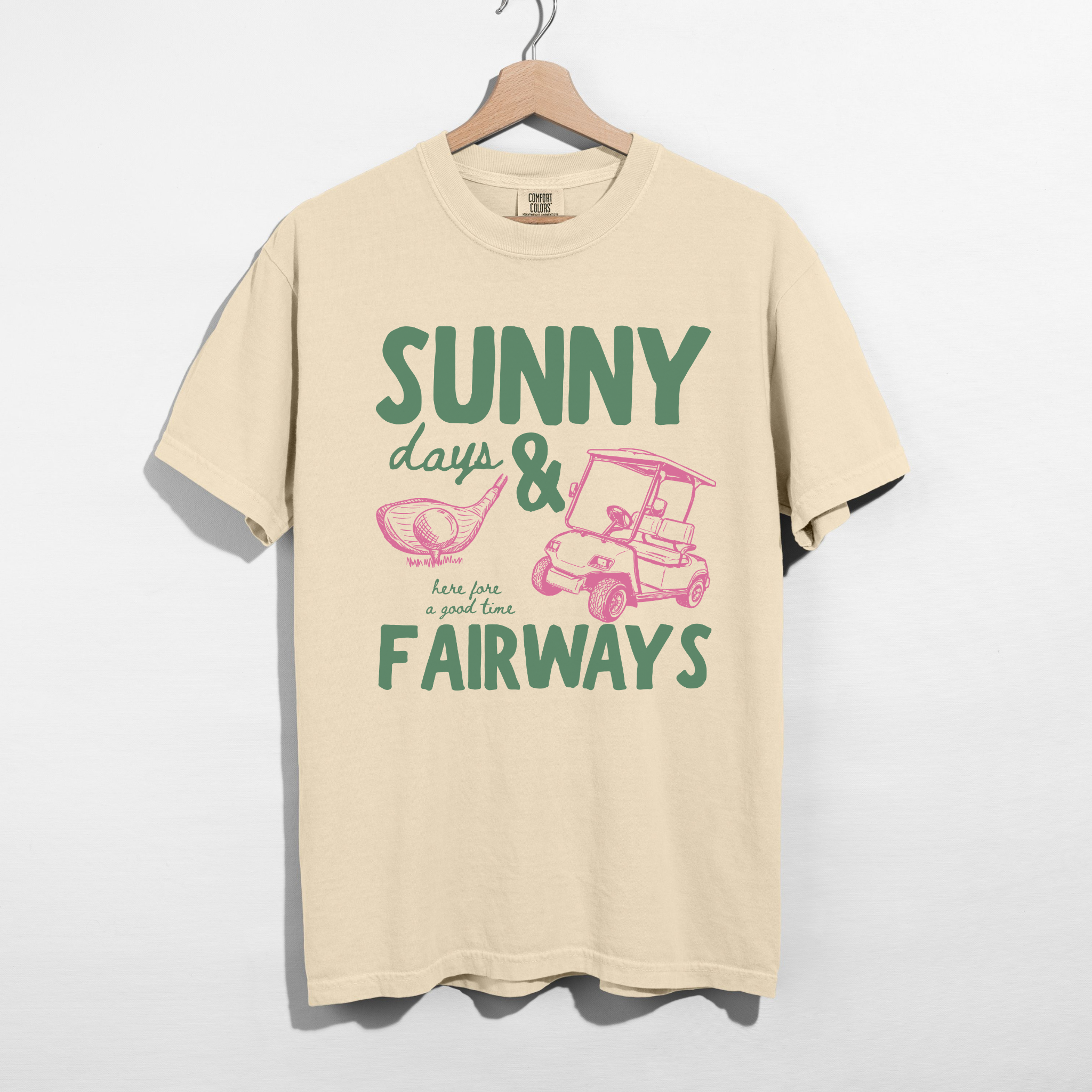 Collection of Sunny Fairways Graphic Tee in a gallery layout
