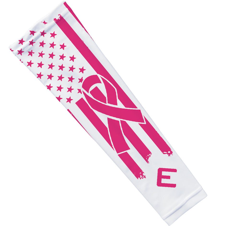 Collection of Breast Cancer Baseball Arm Sleeve in a gallery layout